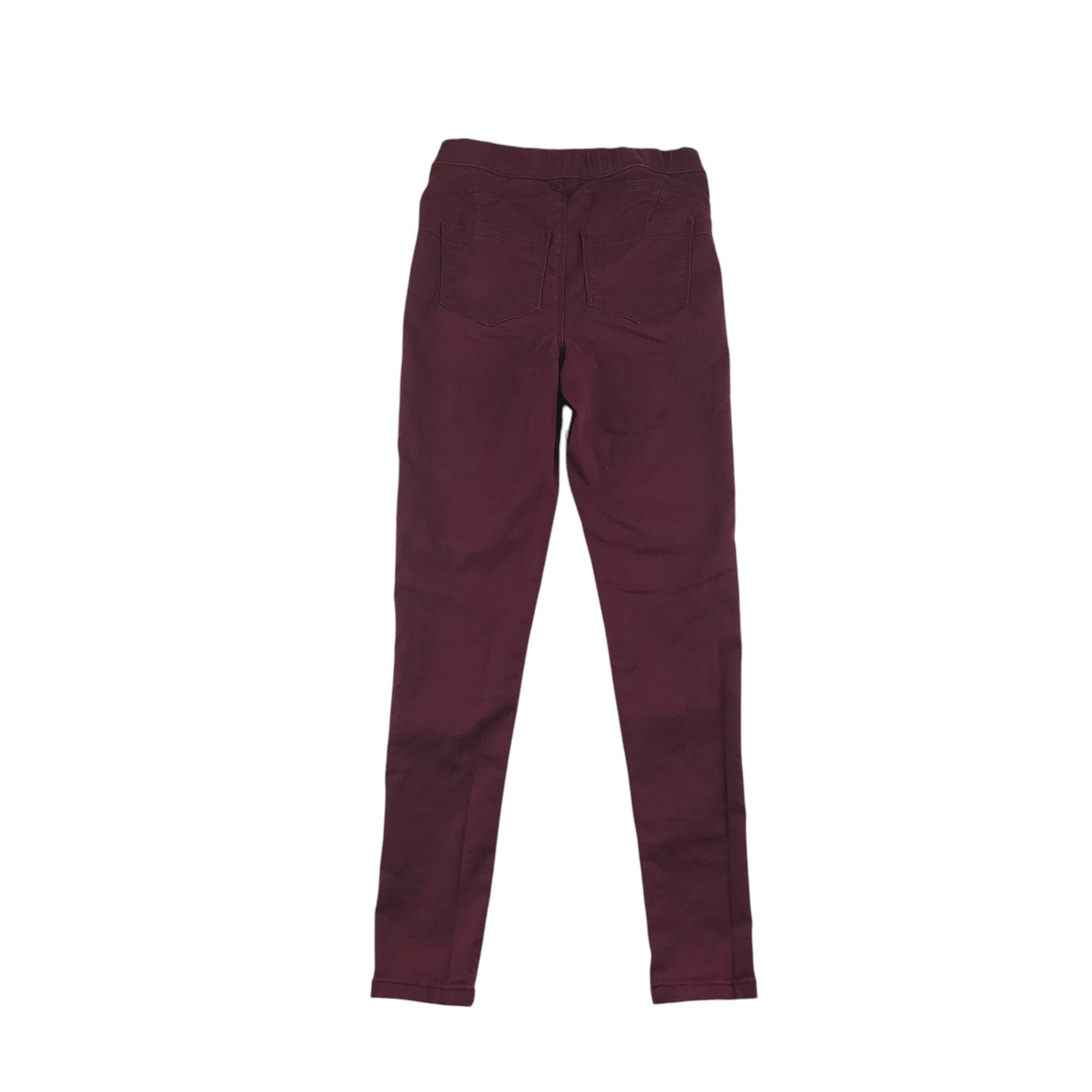 Nutmeg trouser women's W8 burgundy plain