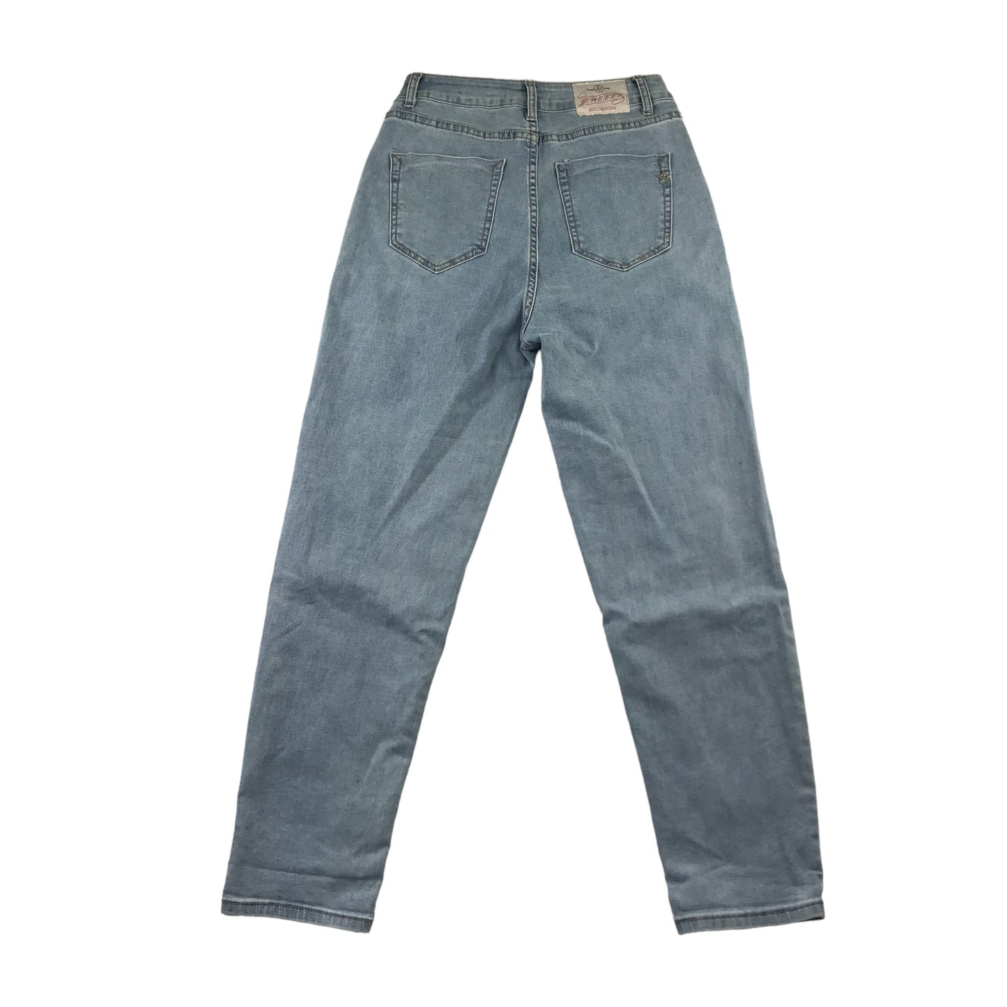 Jewelly jeans womens size S light blue denim mom jean style