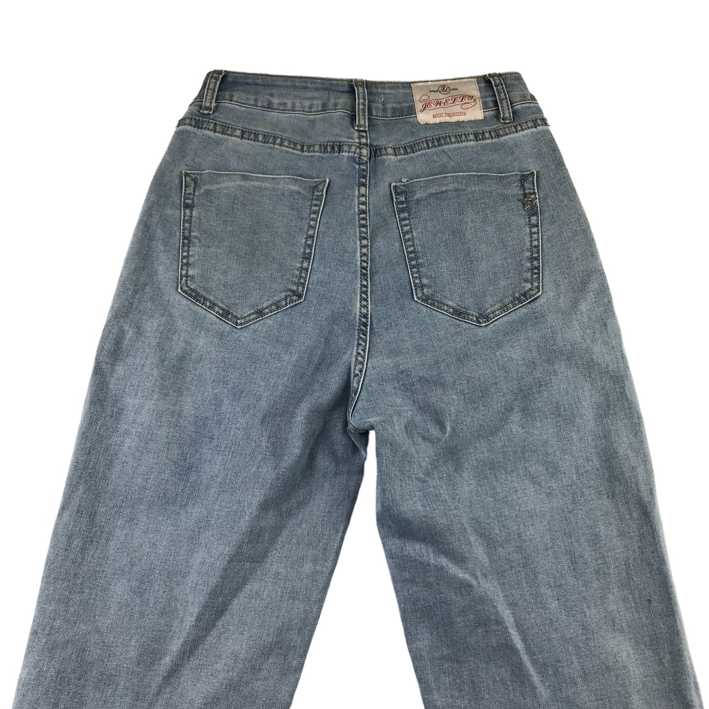 Jewelly jeans womens size S light blue denim mom jean style