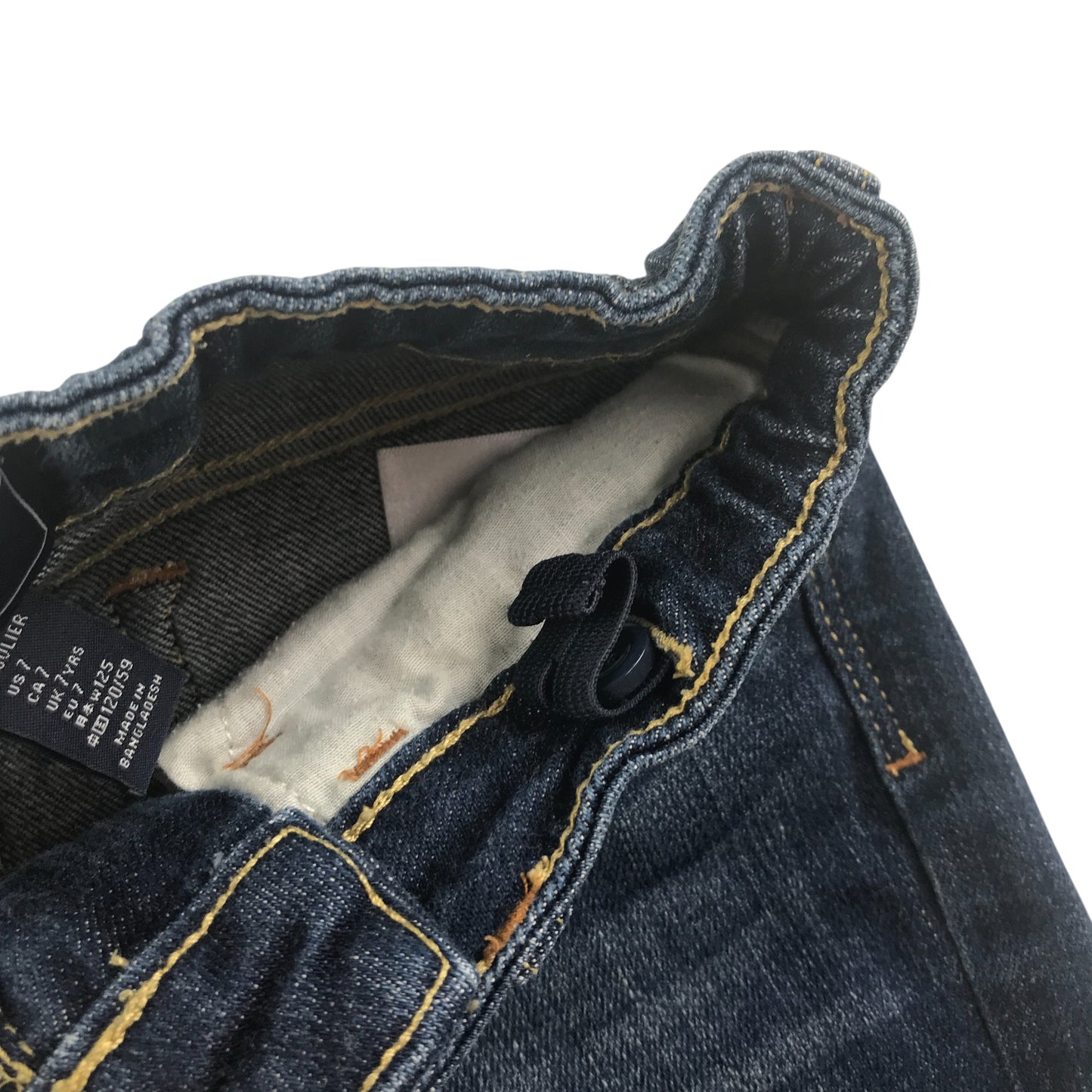 GAP shorts 6-7 years blue denim pull on with adjustable waistband