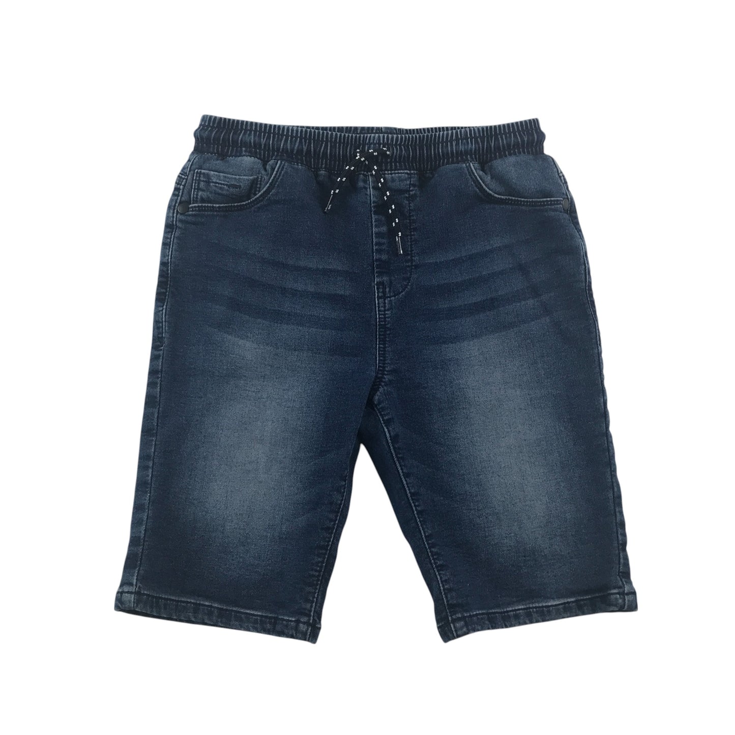 Next shorts 9-10 years blue denim pull on with elasticated waist
