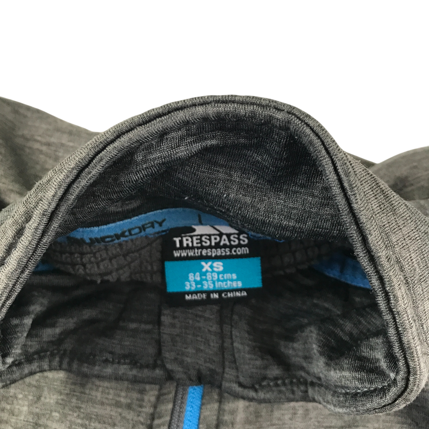 Trespass Fleece XS Grey Quarter Zip