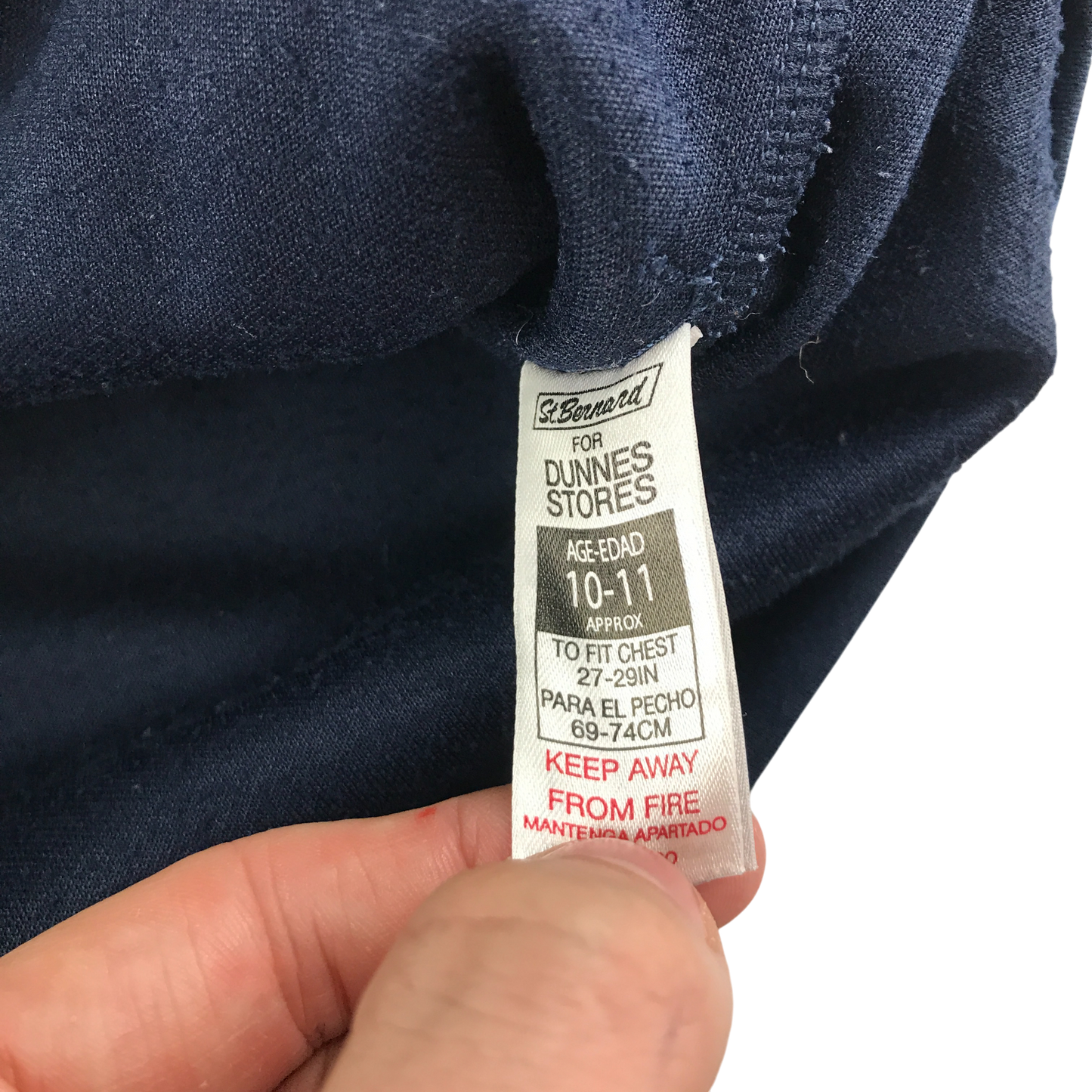 Dunnes Stores Fleece Jacket 10-11 Years Black Zip Up Panelled