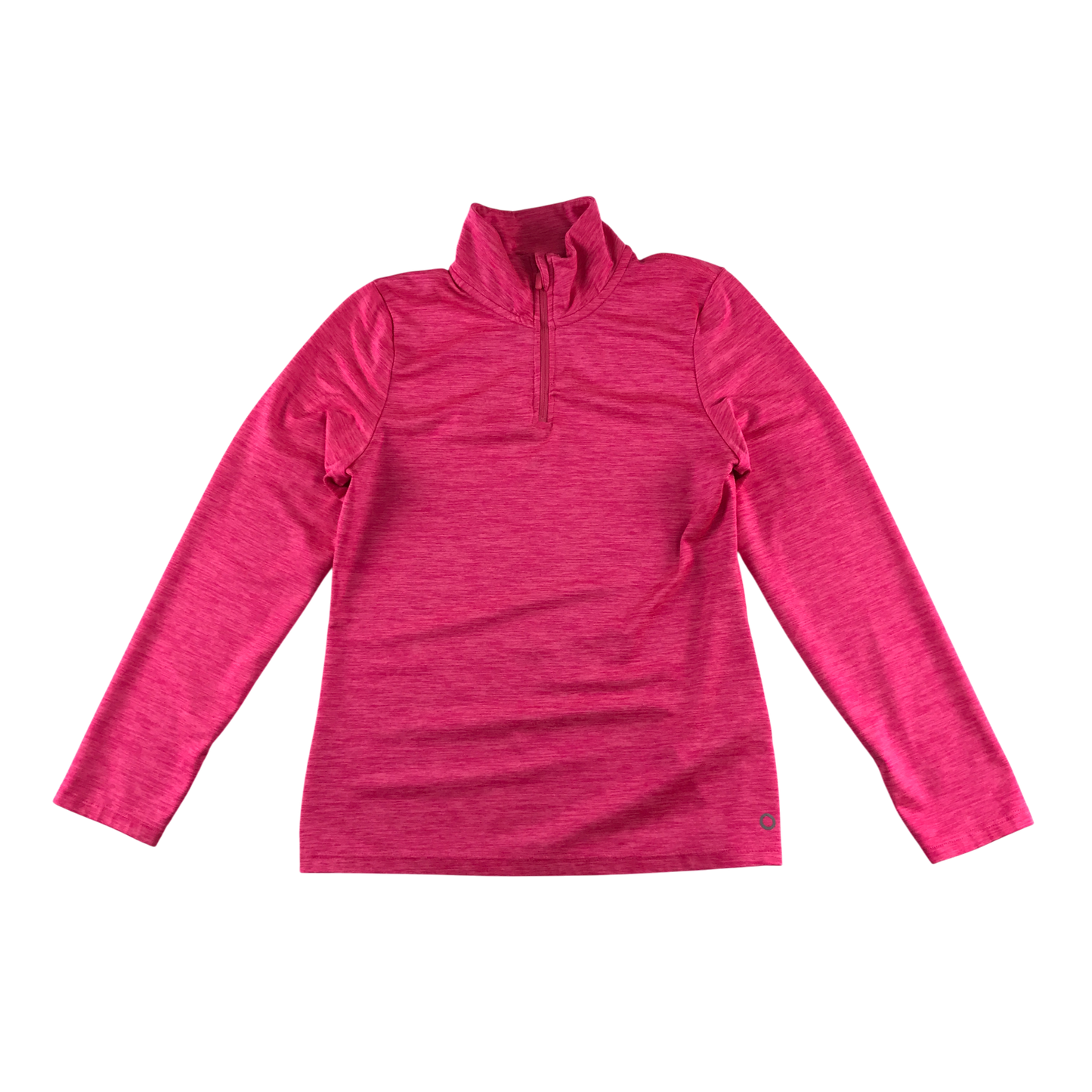 M&S Performance Fleece 10-11 Years Pink Quarter Zip