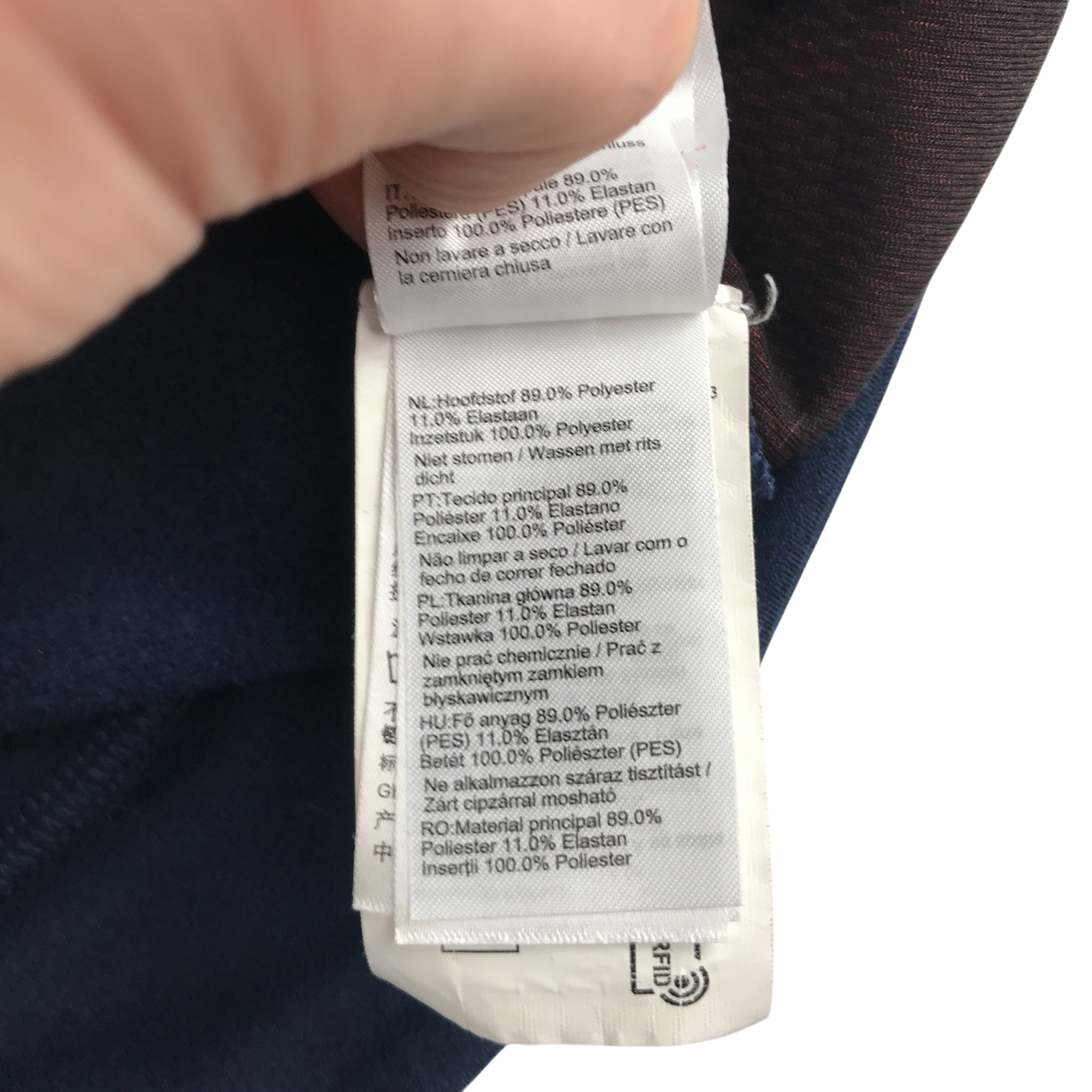 Decathlon Sport Jacket 7-8 Years Navy With Hood