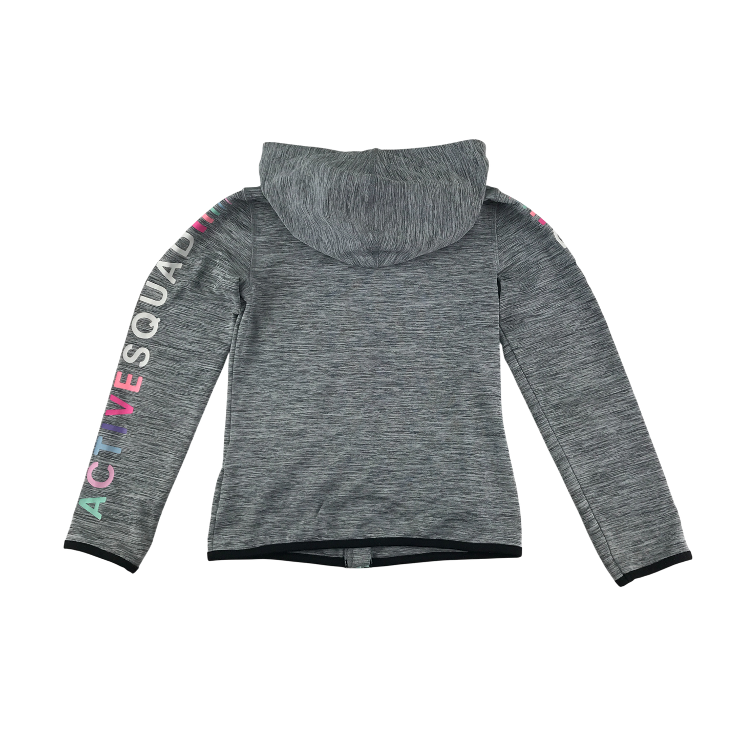 H&M Sport Jacket 6-7 Years Grey with Sleeve Text