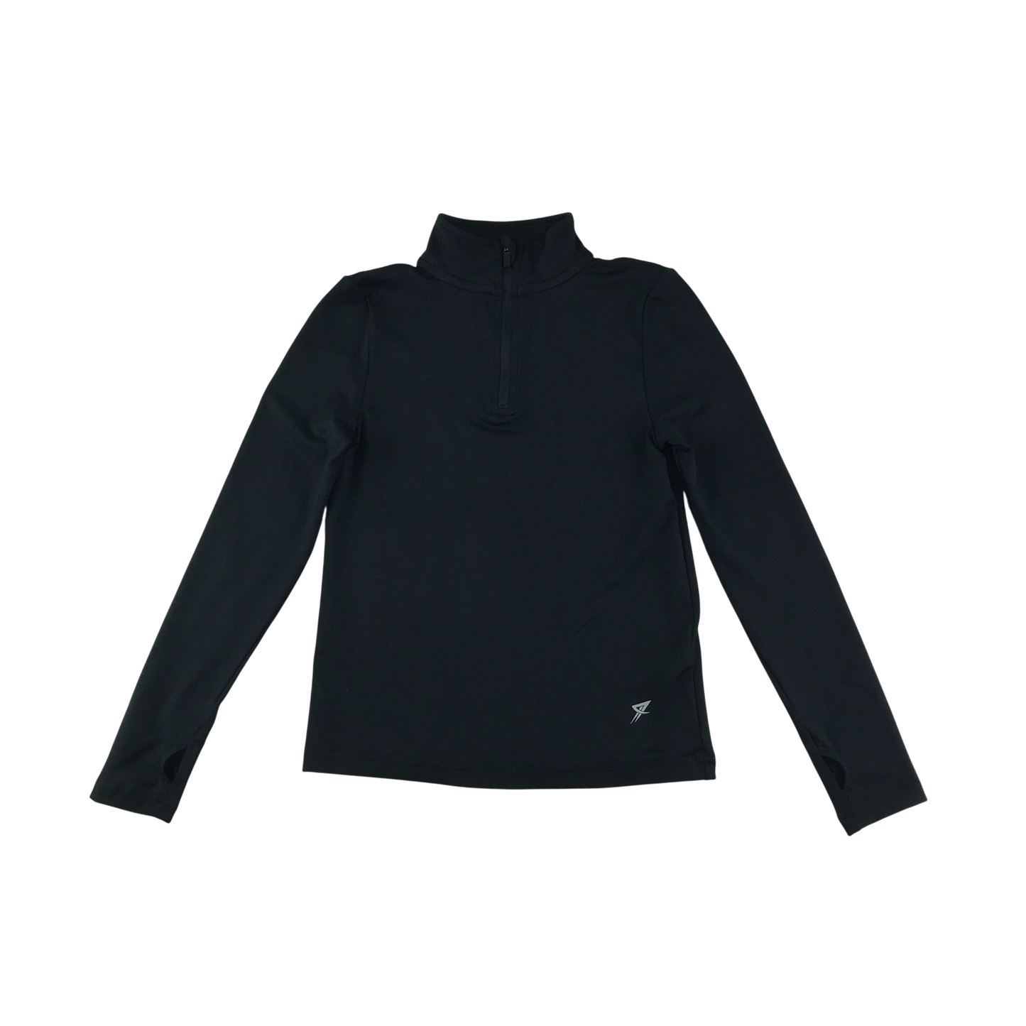 Primark Sport Fleece 7-8 Years Black Quarter Zip