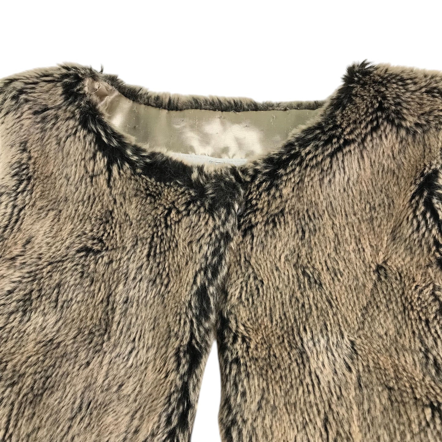 F&F gilet 5-6 Years Brown Sleeveless faux fur
