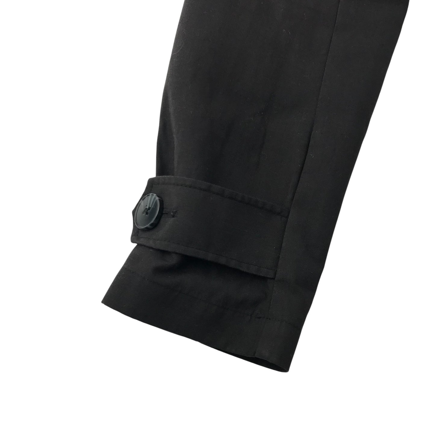 Burton London coat men's XS black smart formal button-up