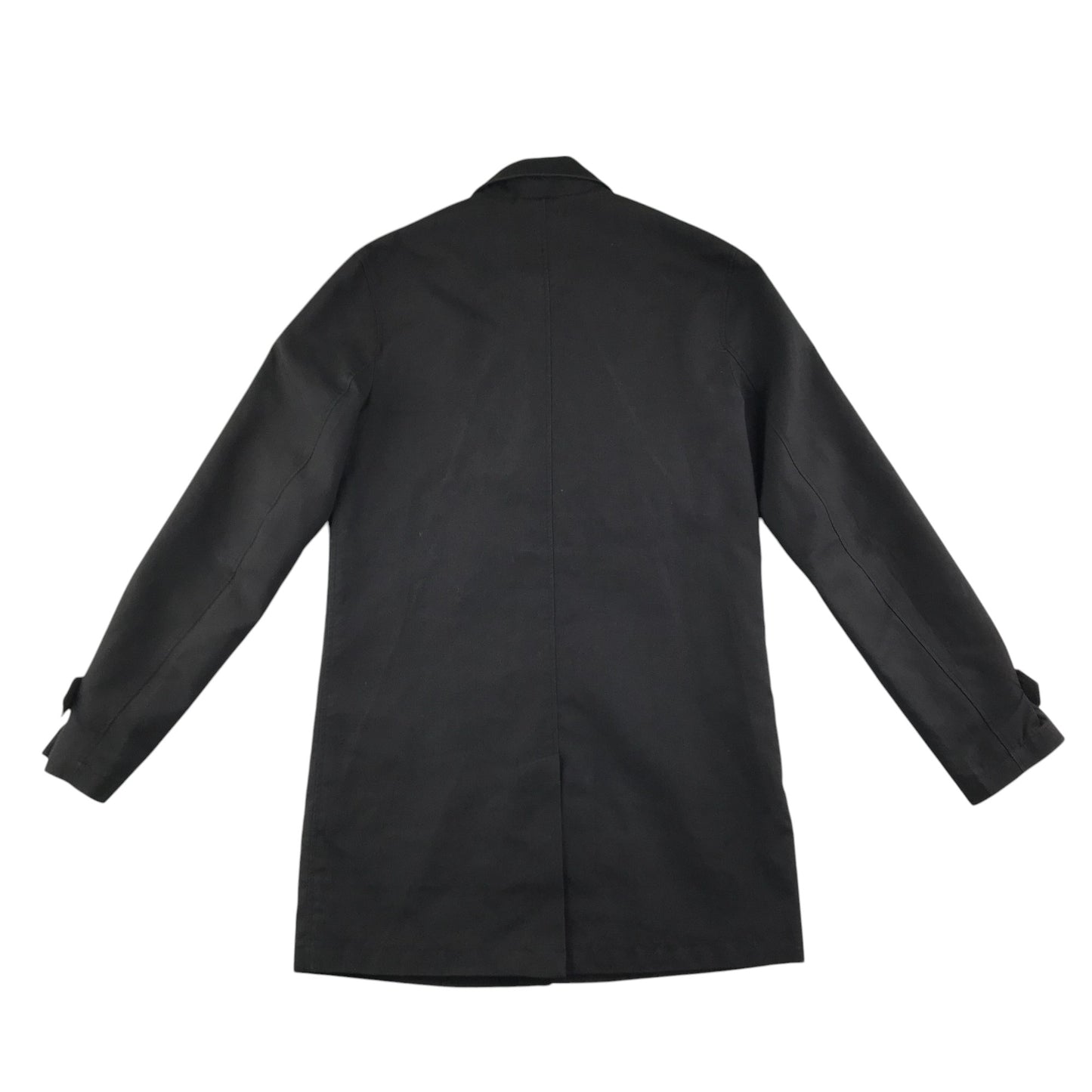 Burton London coat men's XS black smart formal button-up