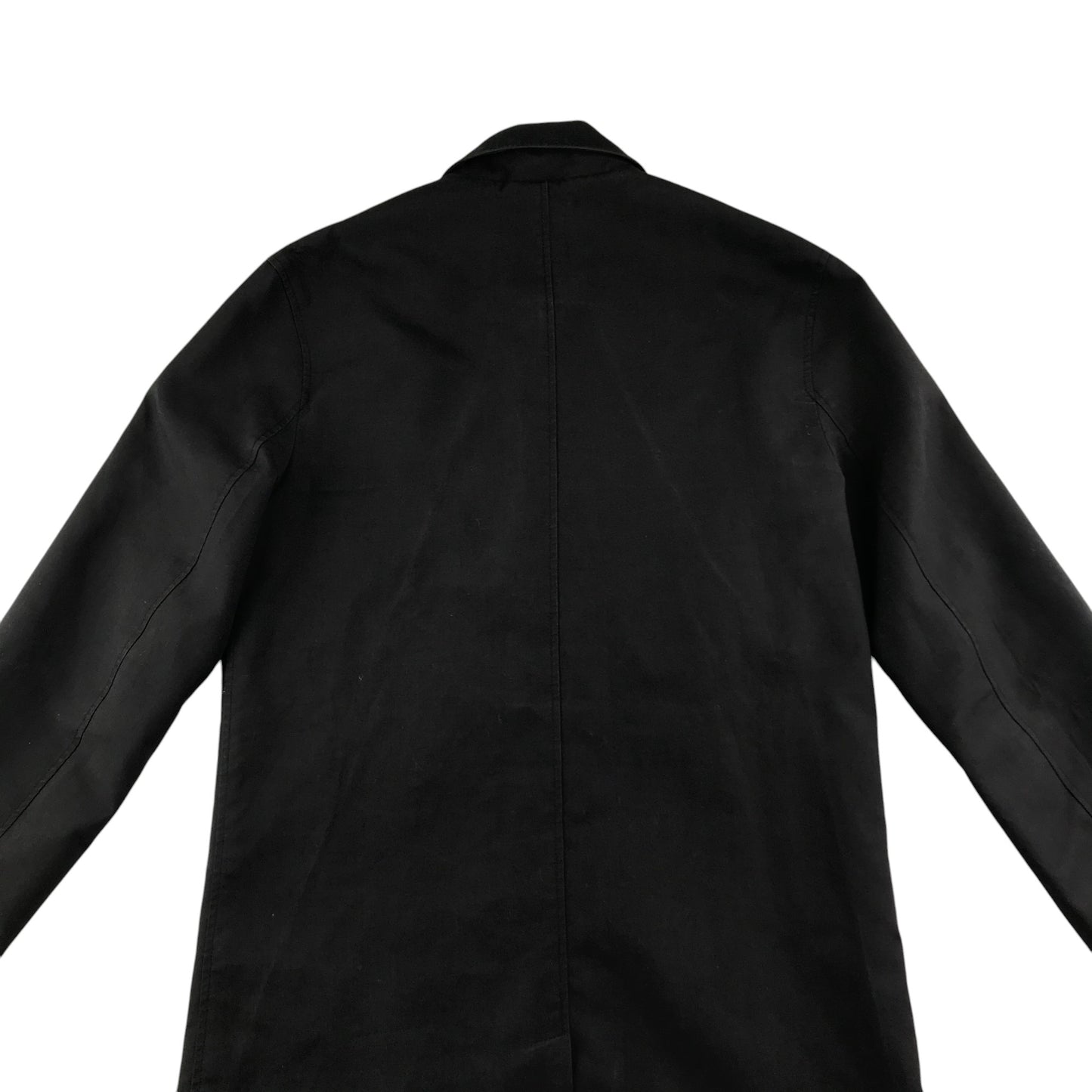 Burton London coat men's XS black smart formal button-up
