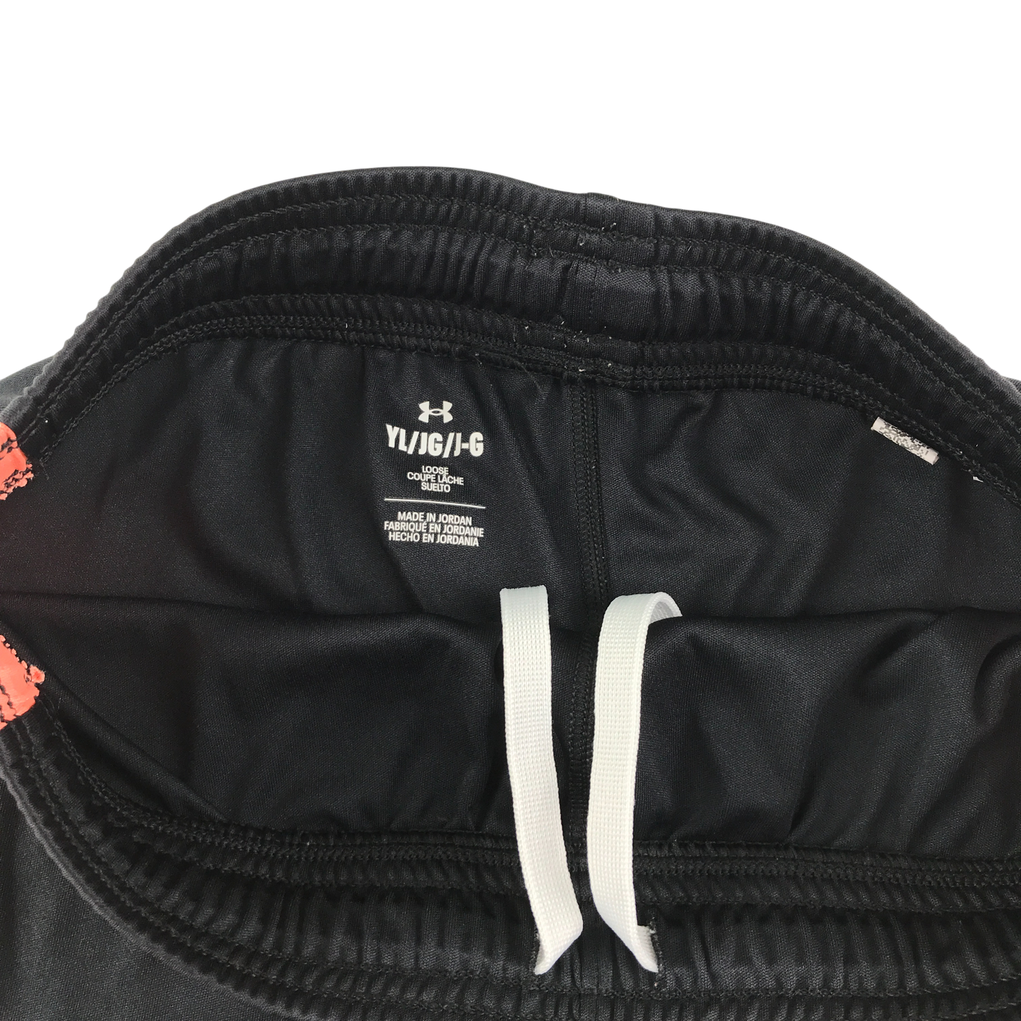 Under Armour Sport Shorts 12-13 Years Black with Neon Panels