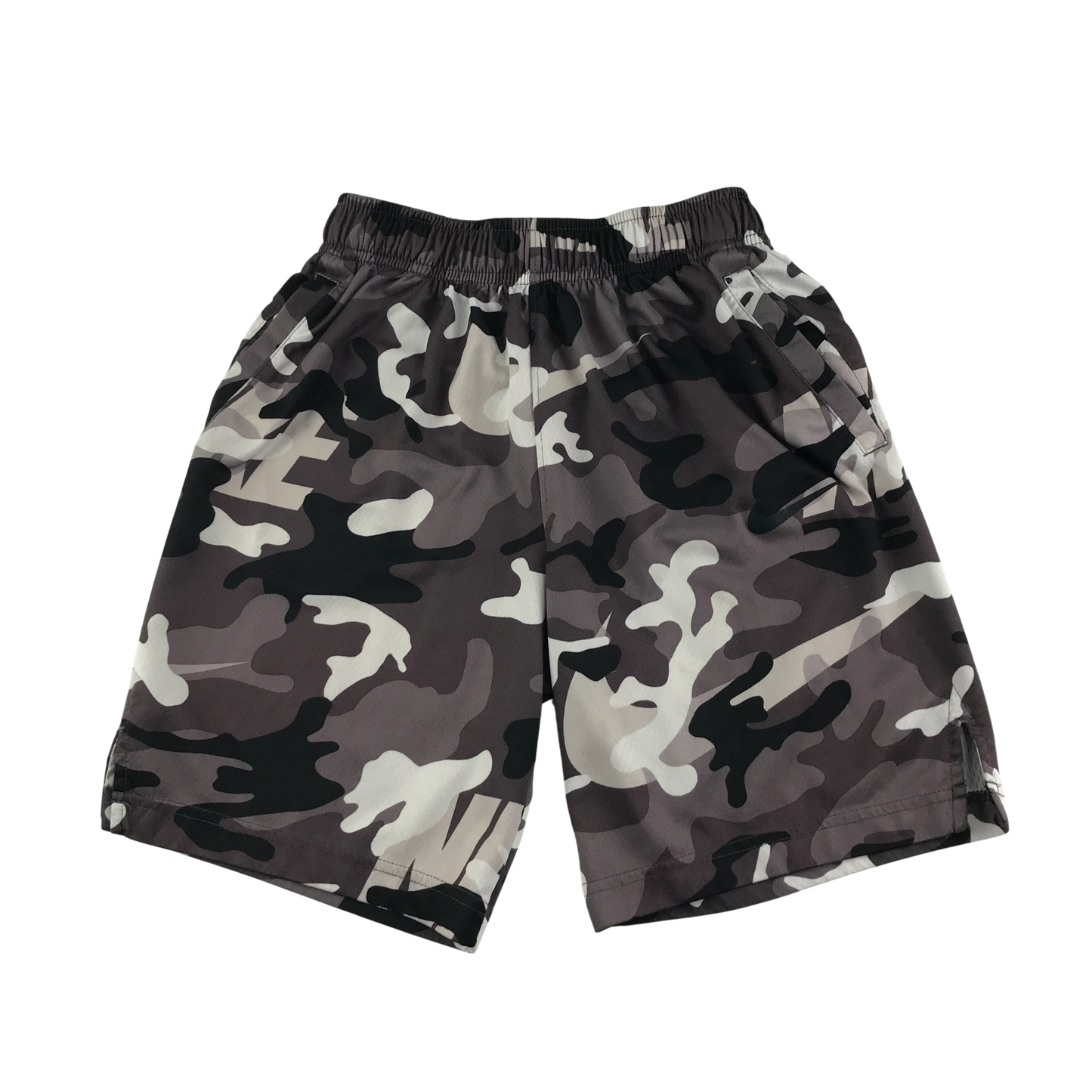 Nike Dri Fit Sport Shorts 10-11 Years Grey Camo Print