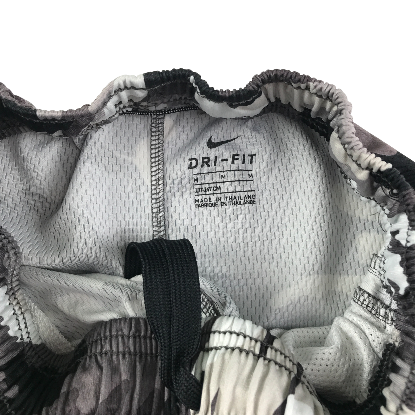 Nike Dri Fit Sport Shorts 10-11 Years Grey Camo Print