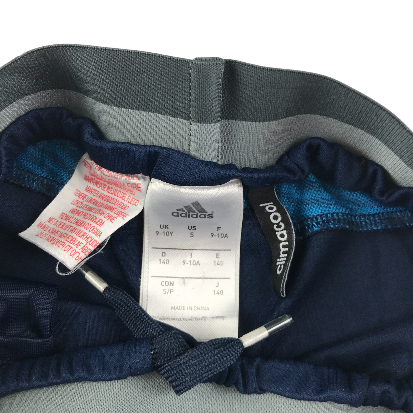 Adidas Sport Shorts 9-10 Years Navy Blue