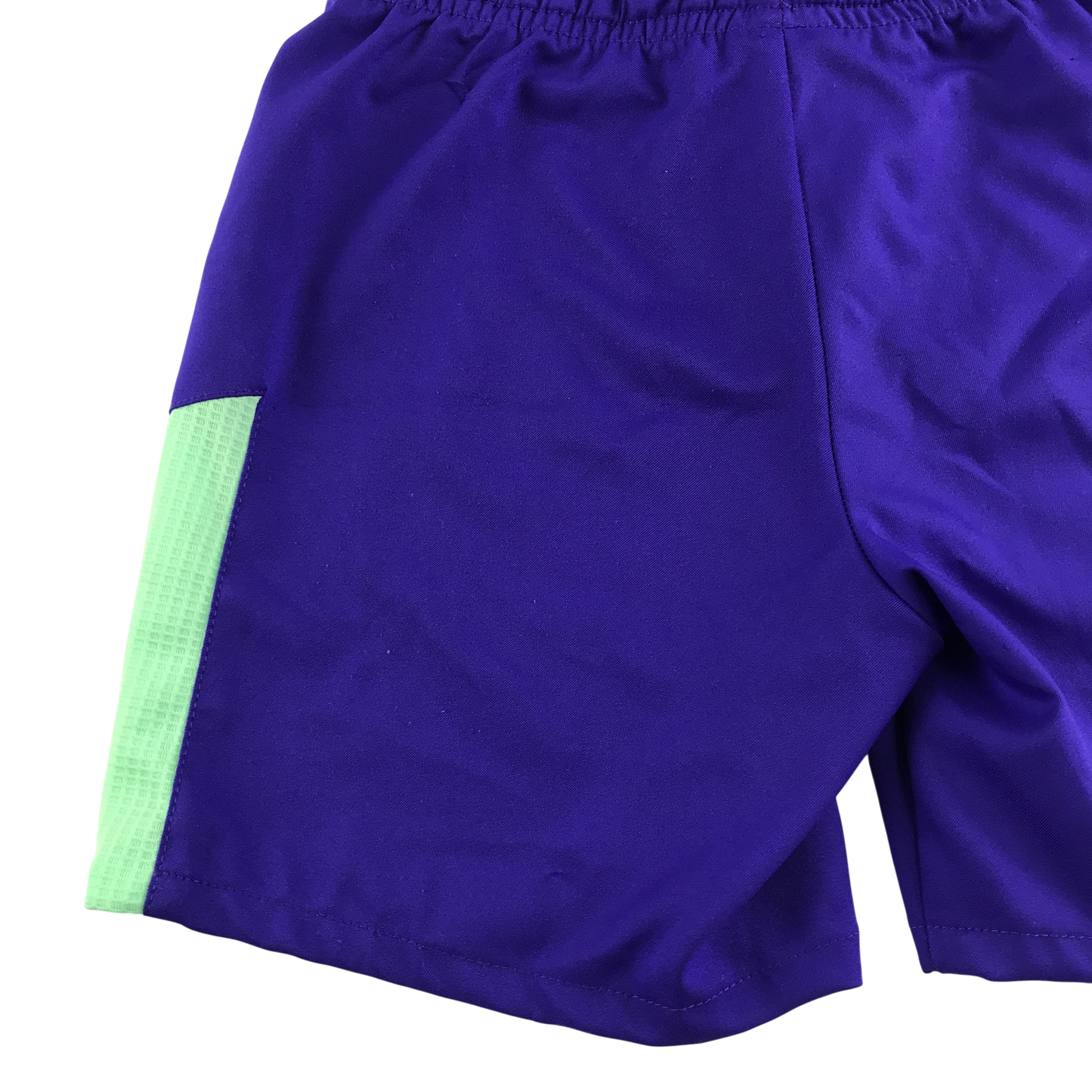 Decathlon Sports Shorts 7-8 Years Blue with Neon Panels