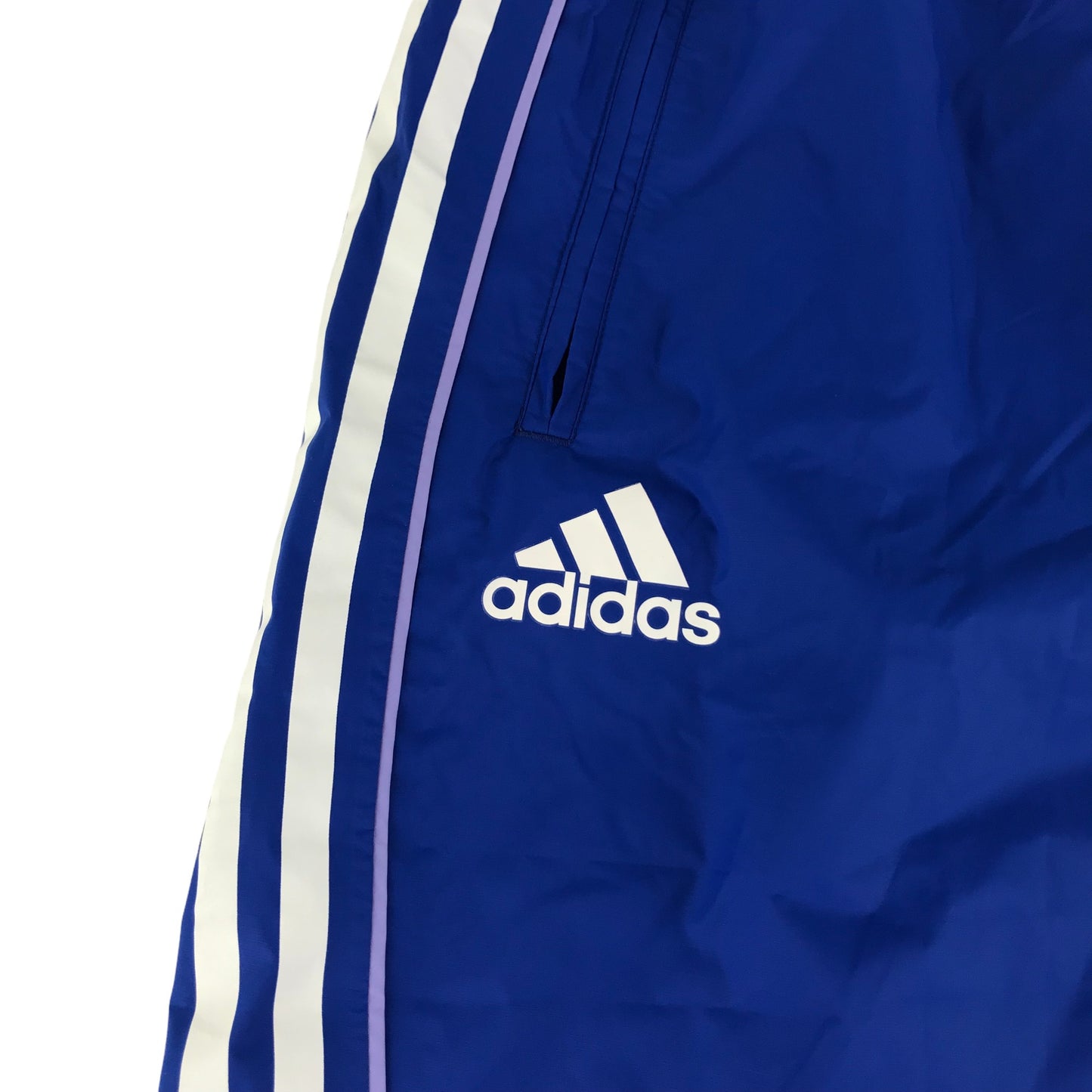 Adidas Trousers Size XL Royal Blue Scotland Commonwealth Games Waterproof Windbreaker Bottoms