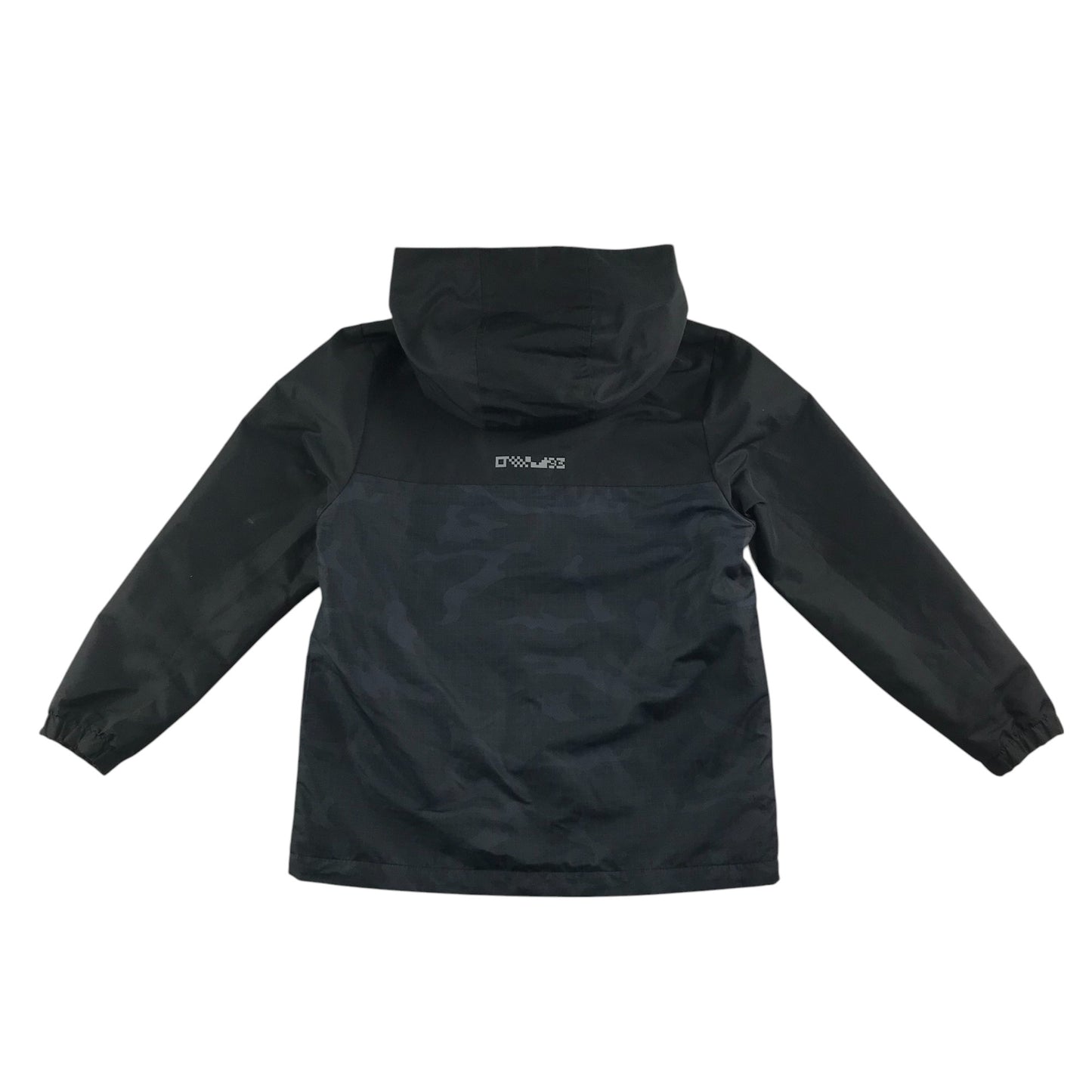 F&F light jacket 9-10 years black shower resistant fleece lining