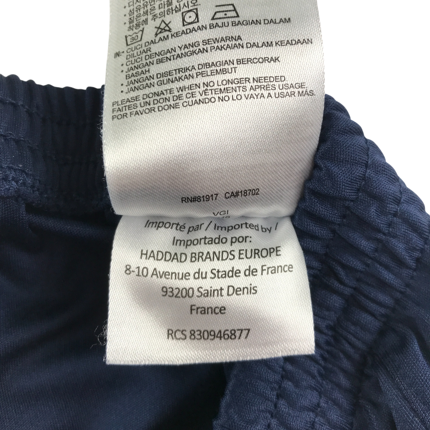 Nike Dri Fit Sports Shorts 4-5 Years Navy