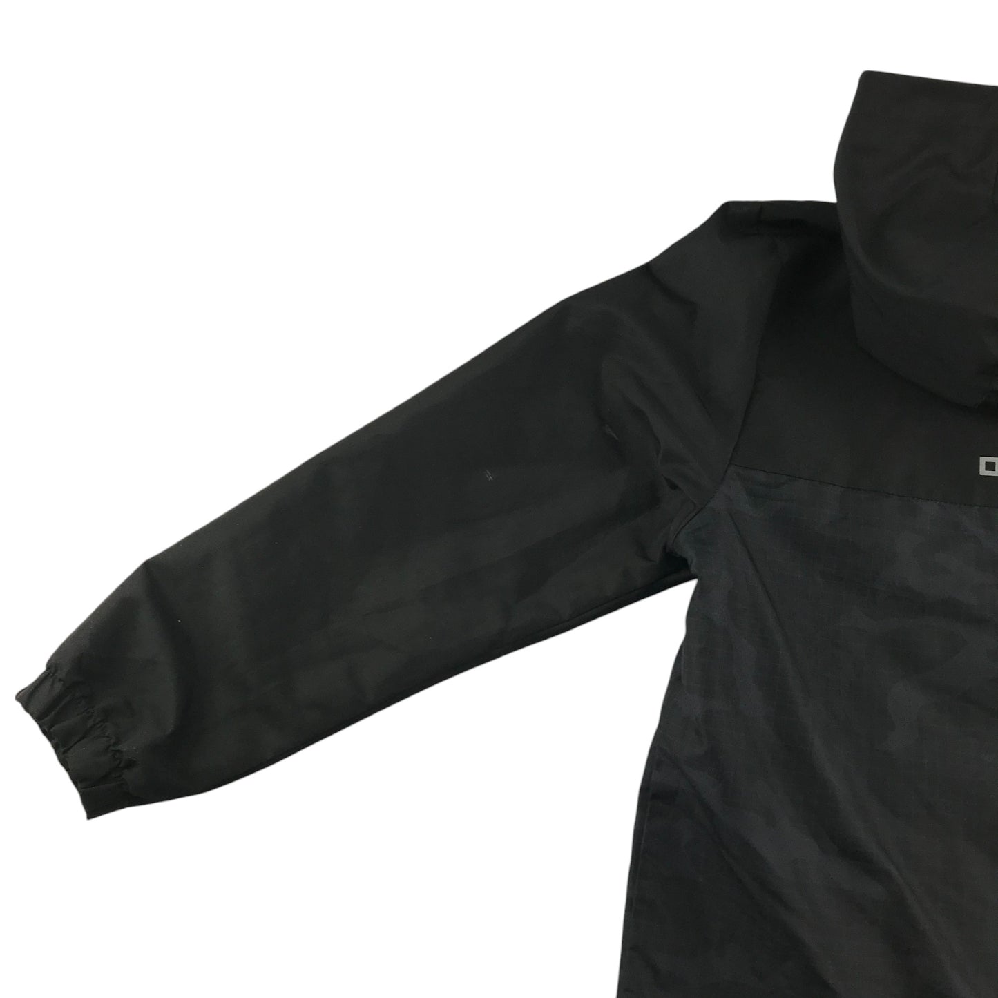 F&F light jacket 9-10 years black shower resistant fleece lining
