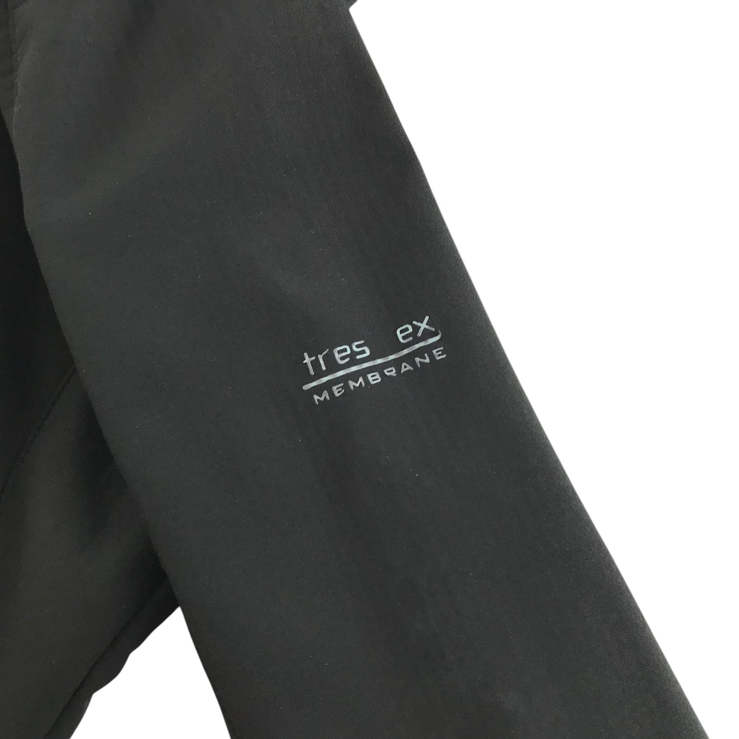 Trespass light jacket women's XXS black soft shell water resistant 8000mm 3000mvp