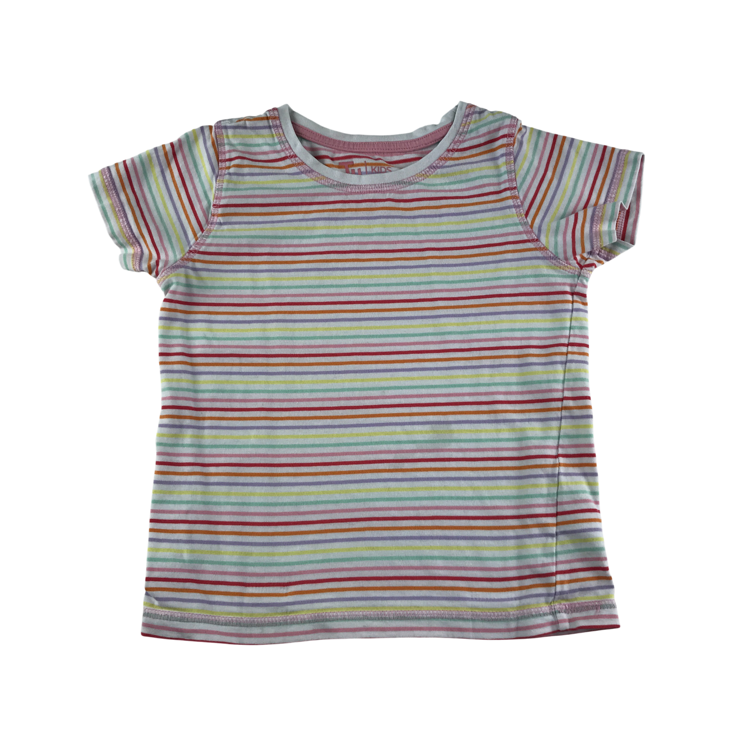 Tu Pyjama Set 6-7 Years Multicolour Stripe Cotton