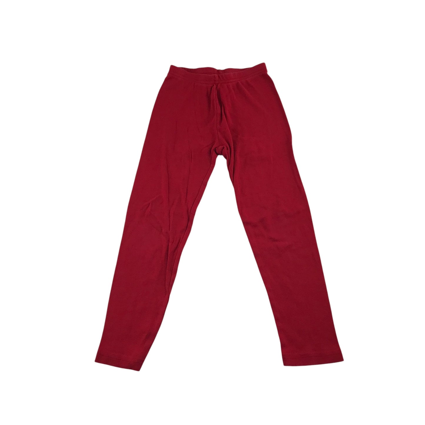 Gymboree leggings 5-6 years red plain cotton