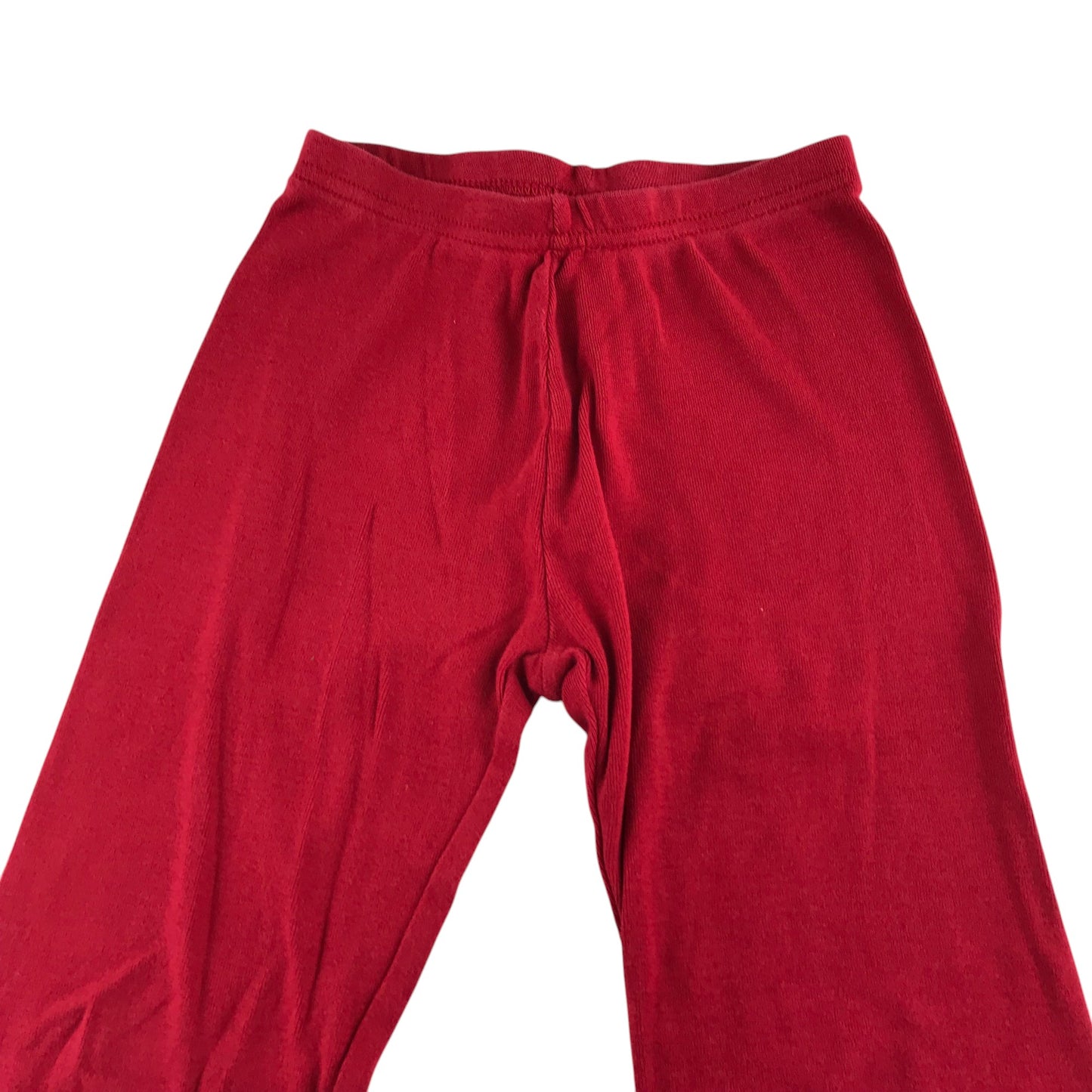 Gymboree leggings 5-6 years red plain cotton