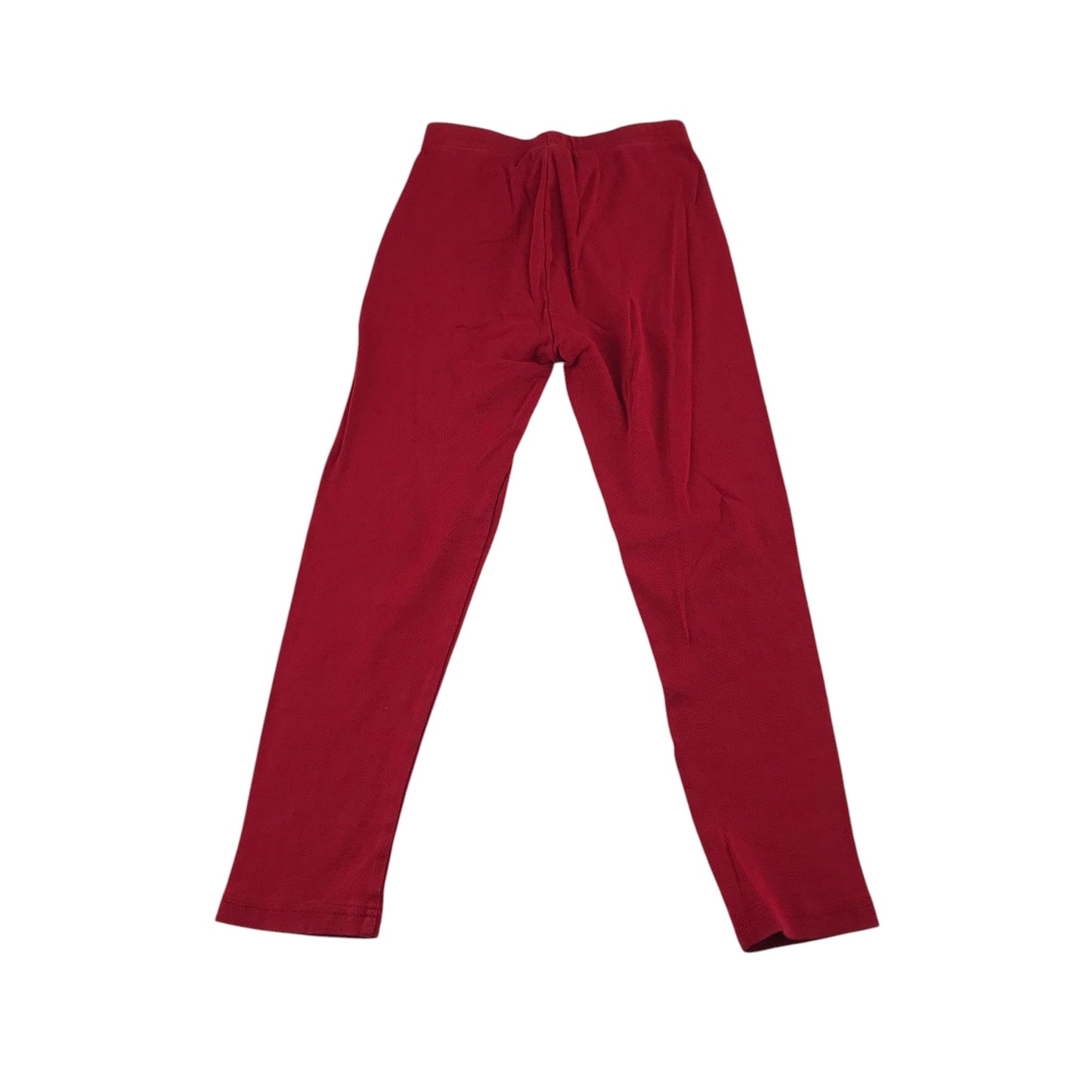 Gymboree leggings 5-6 years red plain cotton