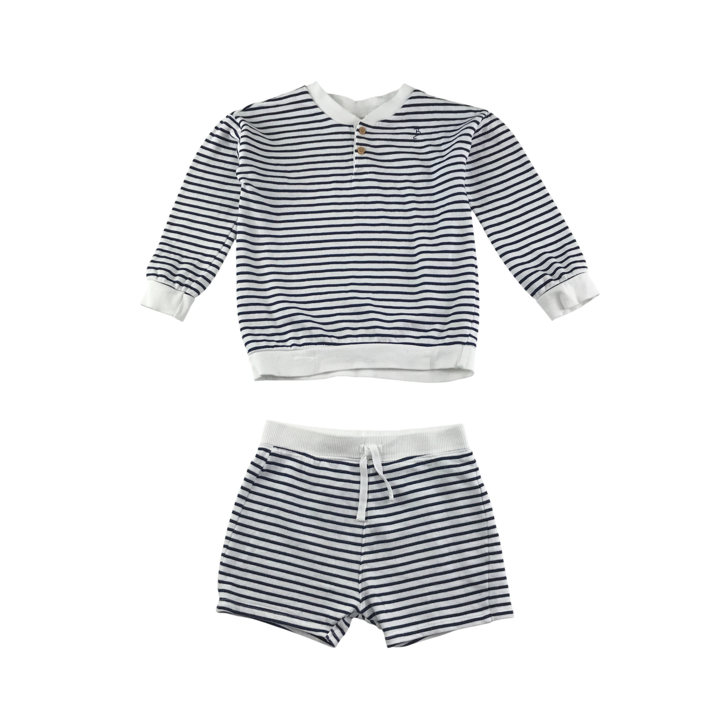 George Billie Faiers Pyjama Set 5-6 Years Black White Stripe Cotton