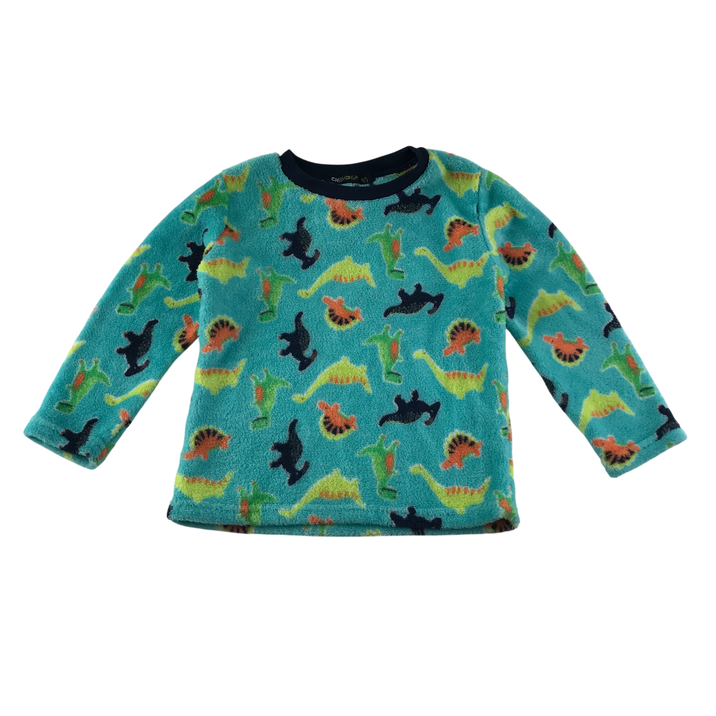 Chill Out Pyjama Set 4-5 Years Turquoise Dinosaur Print