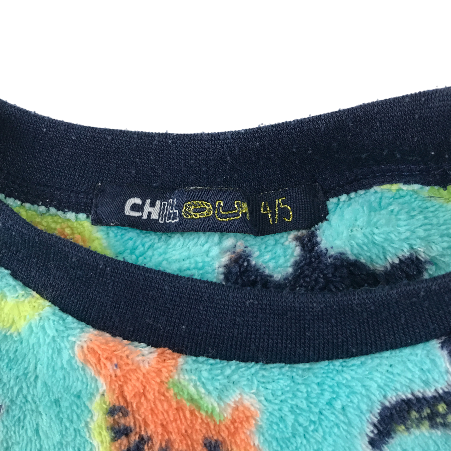 Chill Out Pyjama Set 4-5 Years Turquoise Dinosaur Print