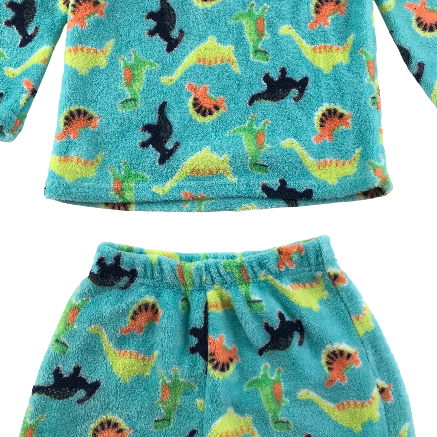 Chill Out Pyjama Set 4-5 Years Turquoise Dinosaur Print