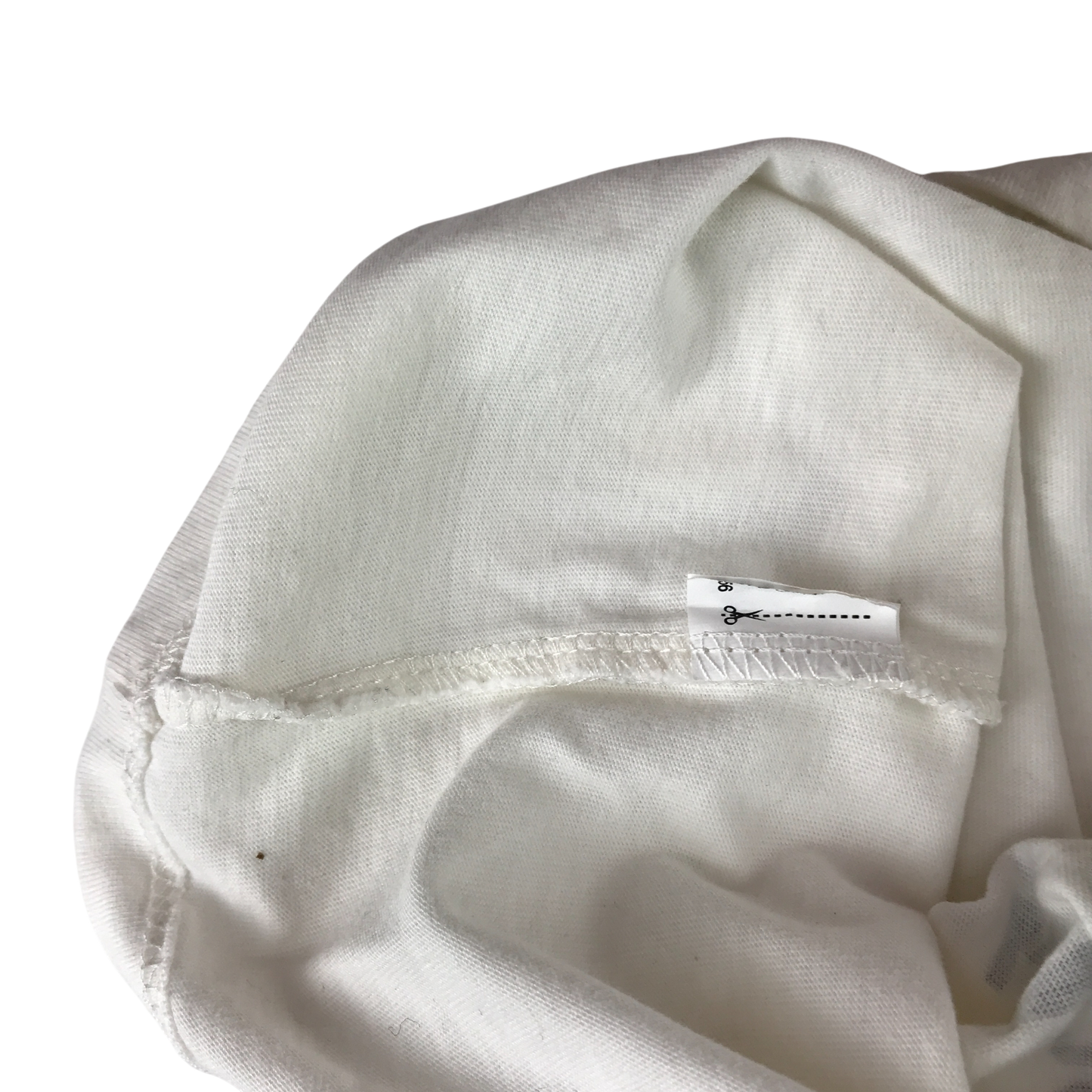 Zara T-Shirt 4-5 Years White with Gold Cat Pattern Long Sleeve