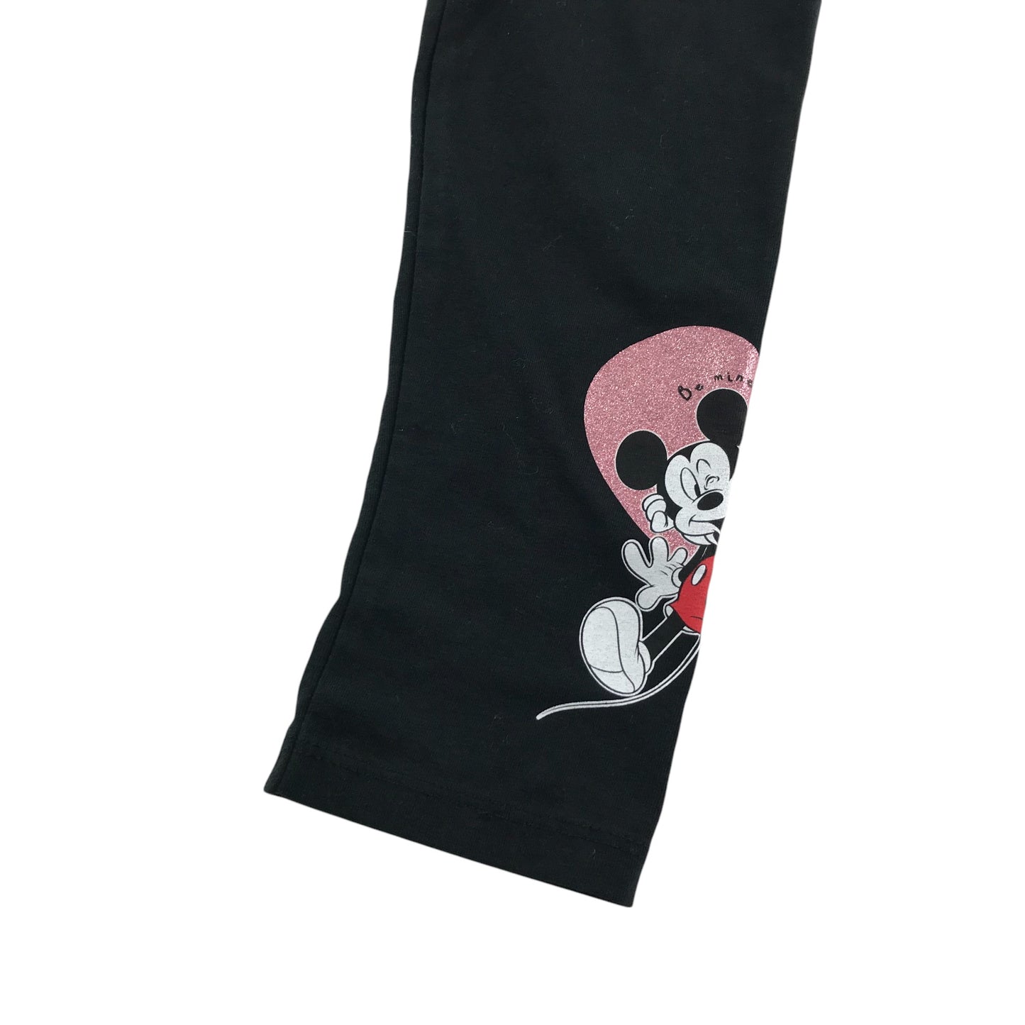 George Leggings 10-11 years black mickey and friends print