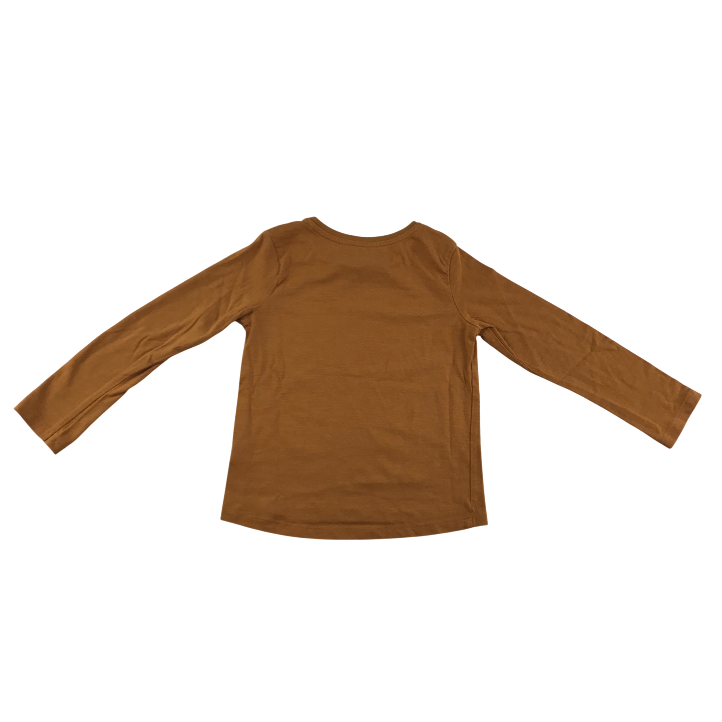 Tu T-Shirt 4-5 Years Brown Long Sleeve