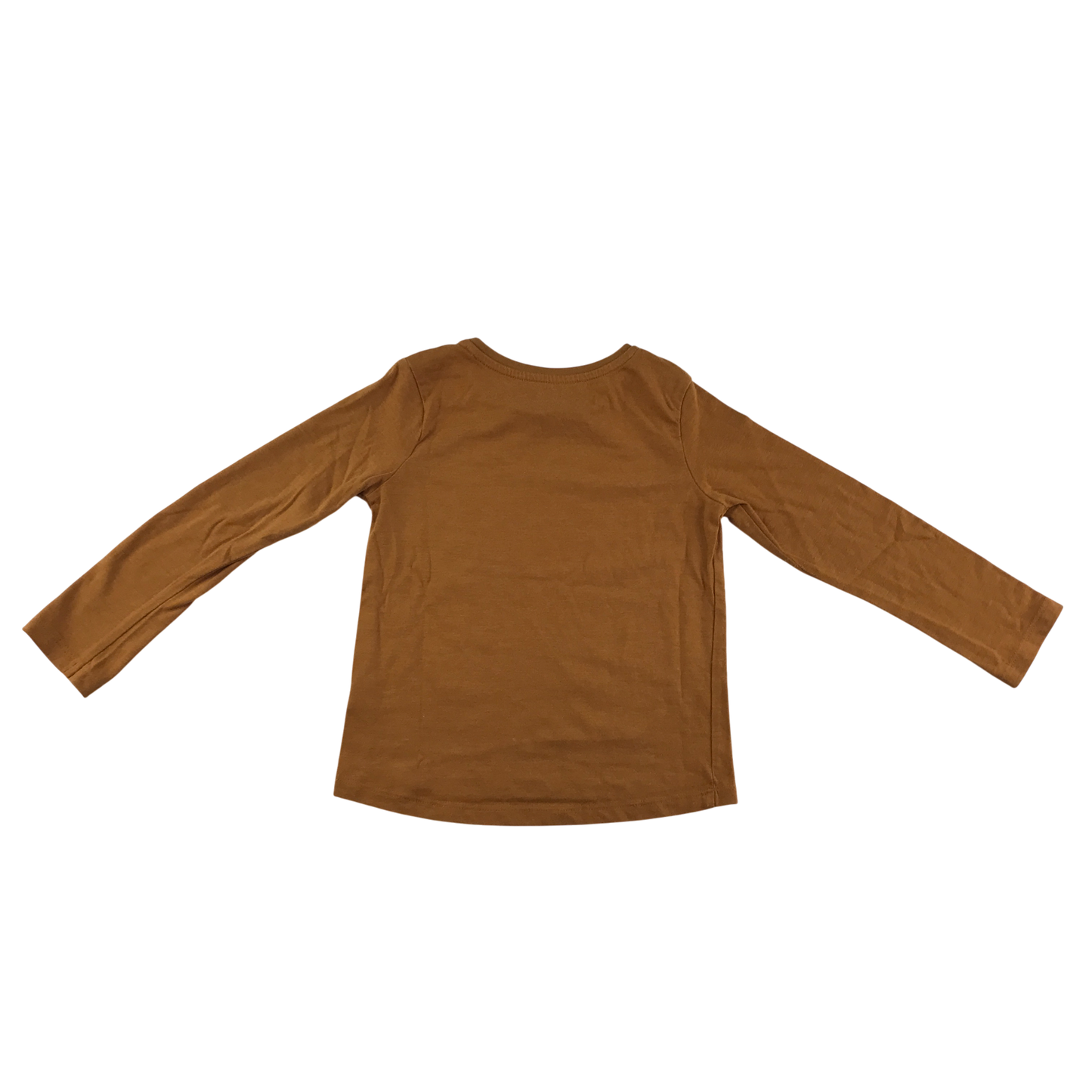 Tu T-Shirt 4-5 Years Brown Long Sleeve