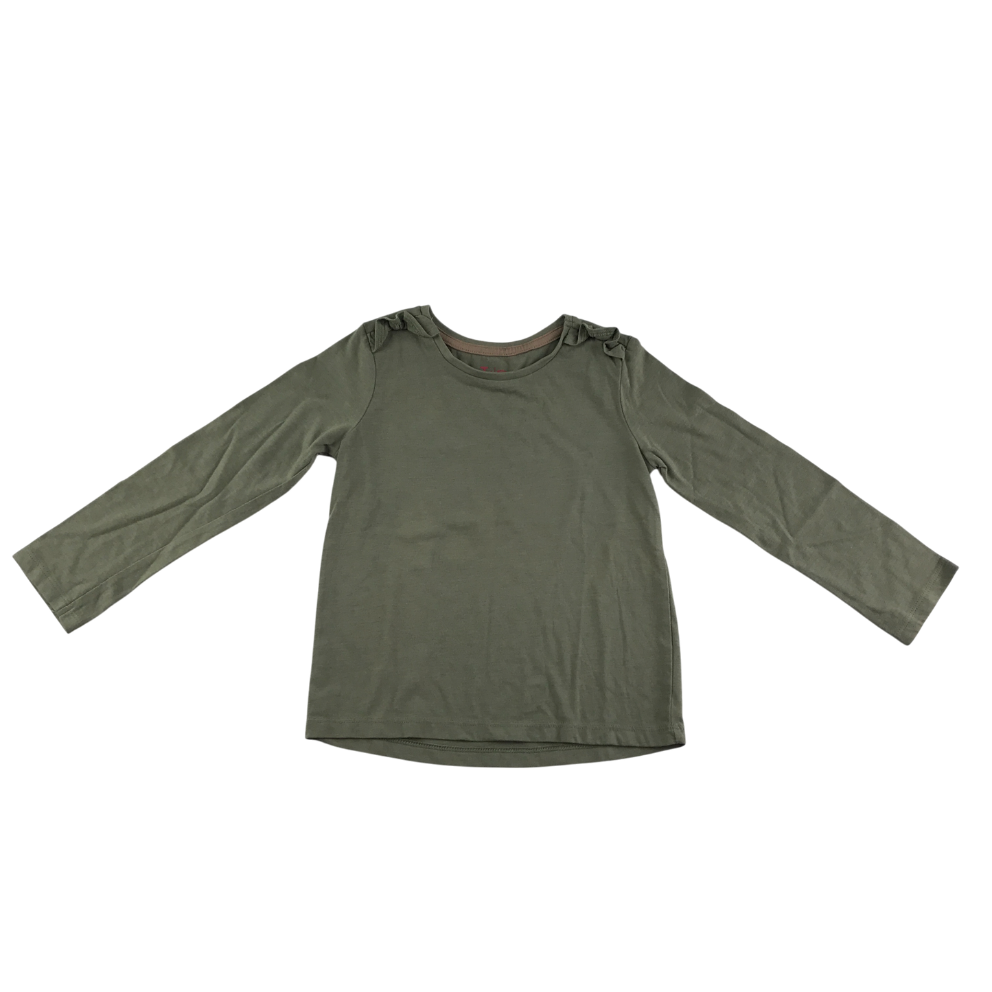 Tu T-Shirt 4-5 Years Khaki Long Sleeve