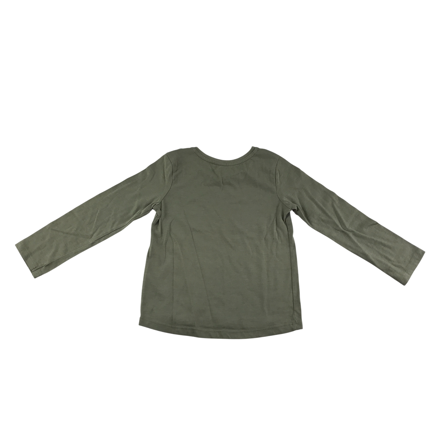 Tu T-Shirt 4-5 Years Khaki Long Sleeve