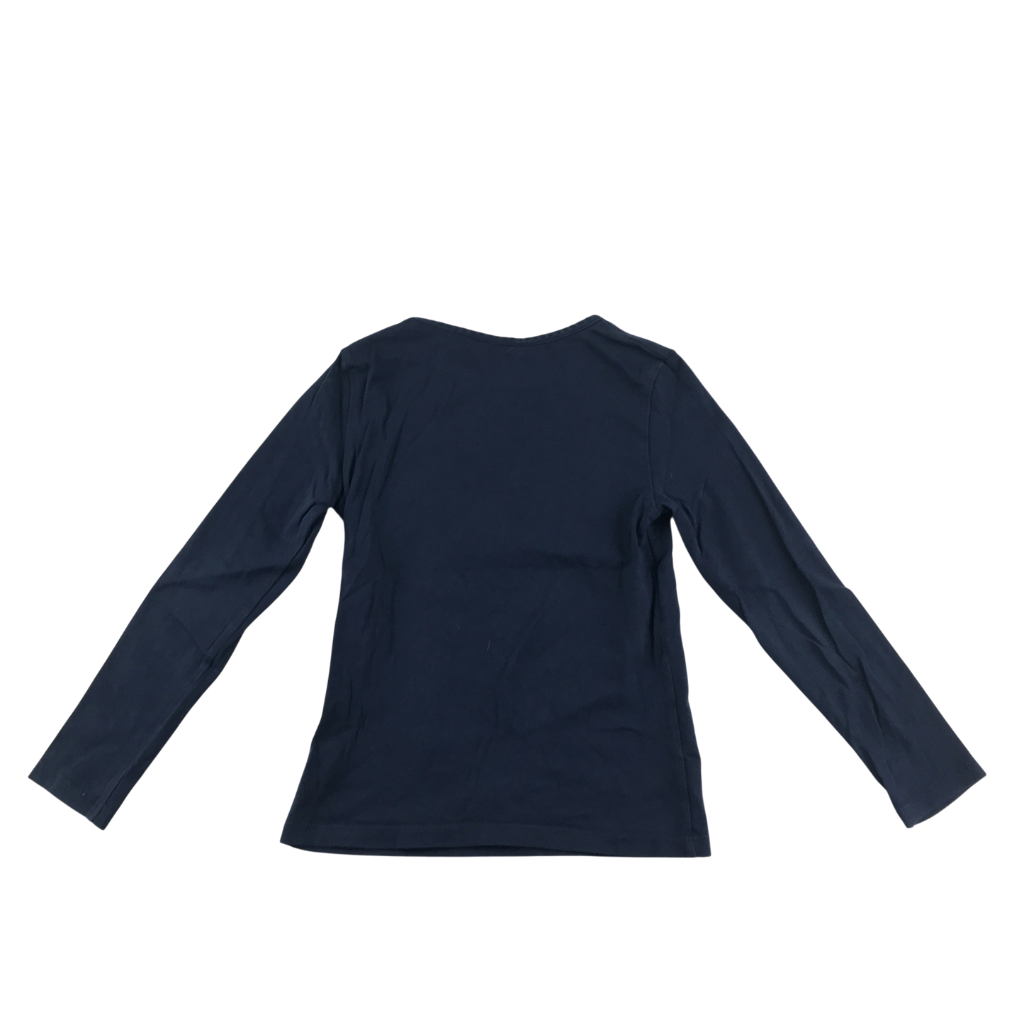 H&M T-Shirt 5-6 Years Navy Disney Frozen Print Long Sleeve Cotton