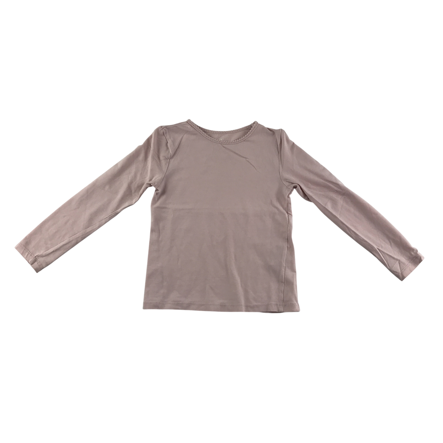 H&M T-Shirt 5-6 Years Light Pink Long Sleeve Cotton