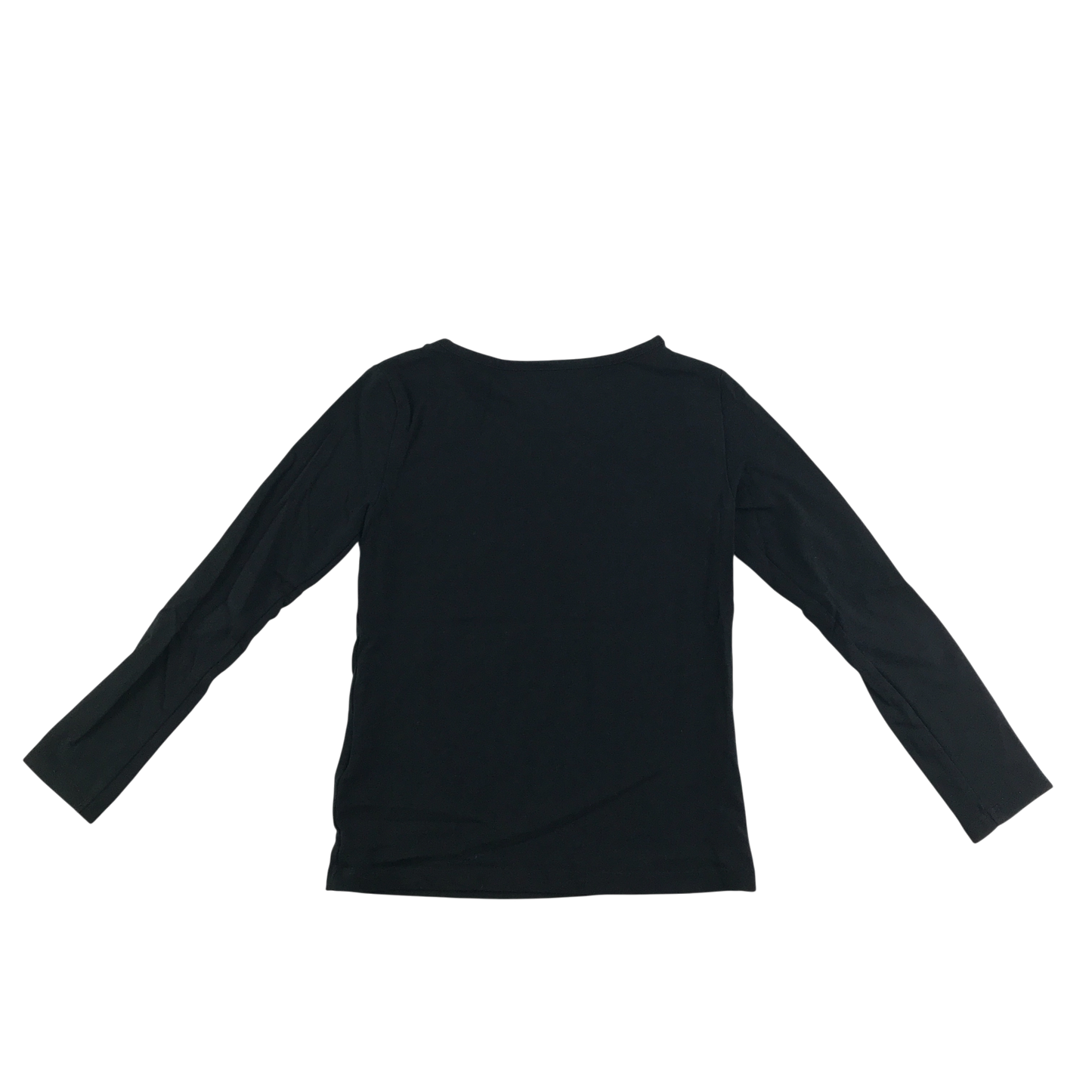 H&M T-Shirt 5-6 Years Black Long Sleeve Cotton