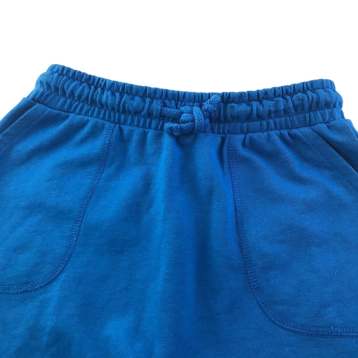 Matalan shorts 5-6 years royal blue jersey plain