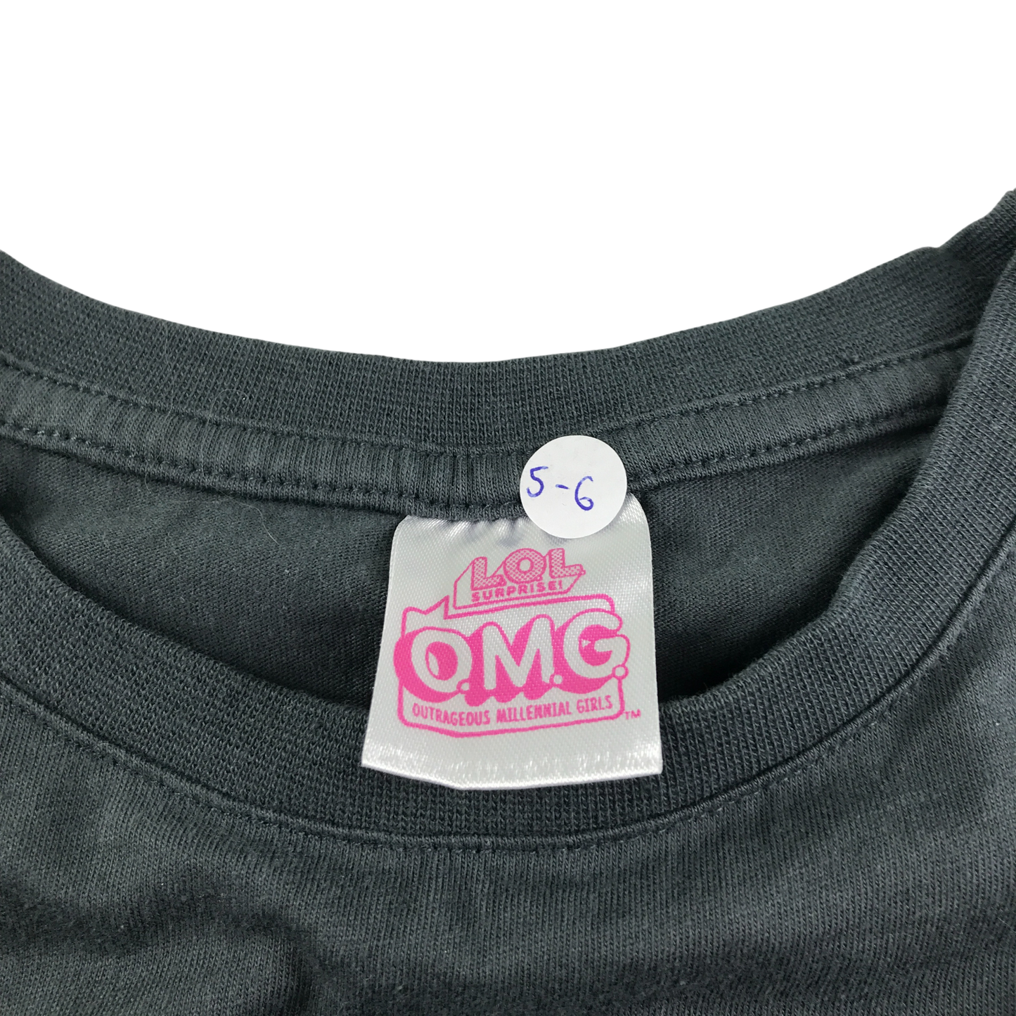 George T-Shirt 5-6 Years Grey Sparkly Print Cotton