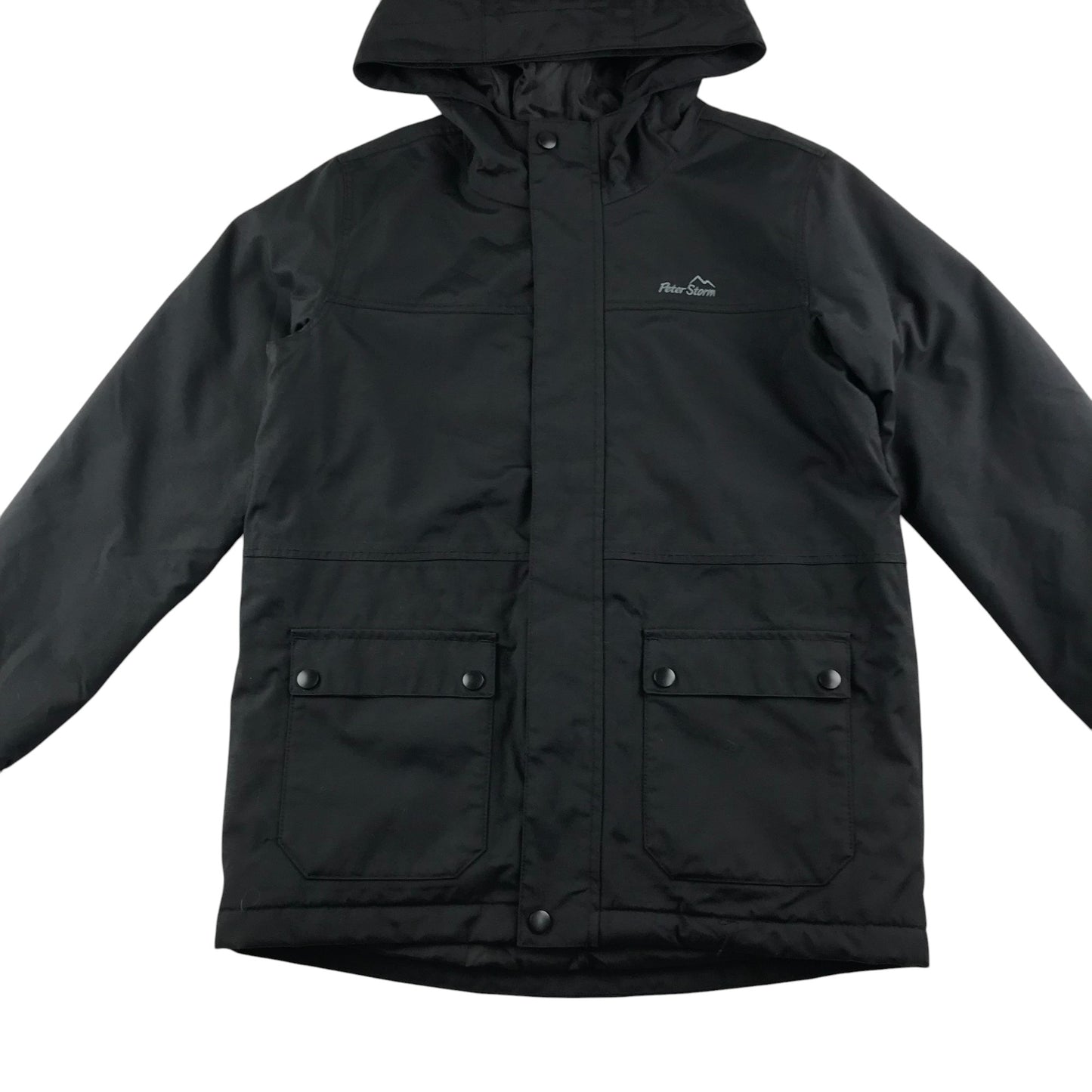 Peter Storm jacket 11-12 years black warm lined