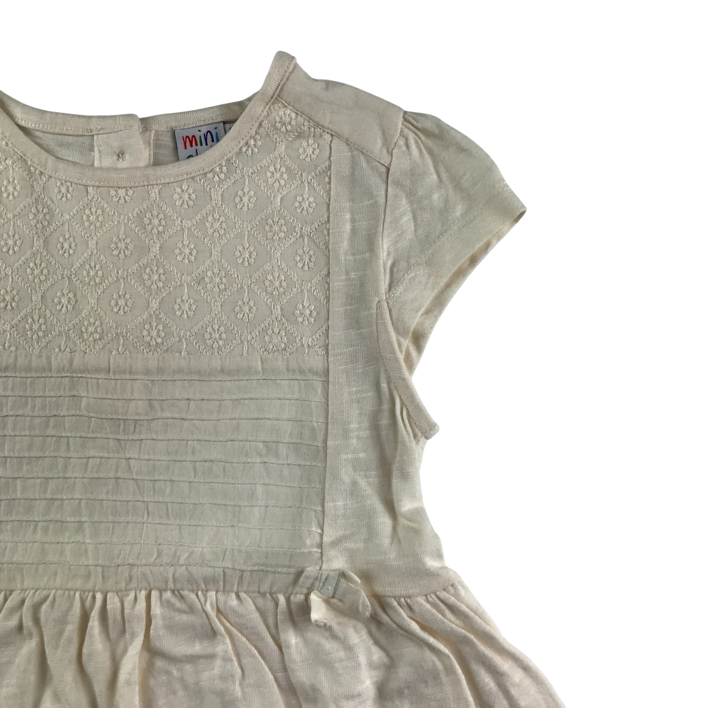 Mini Club Dress 4-5 Years White Cotton