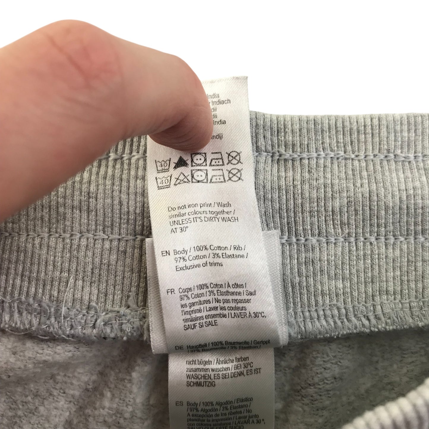 F&F shorts 6-7 years grey marvel graphic print design jersey cotton