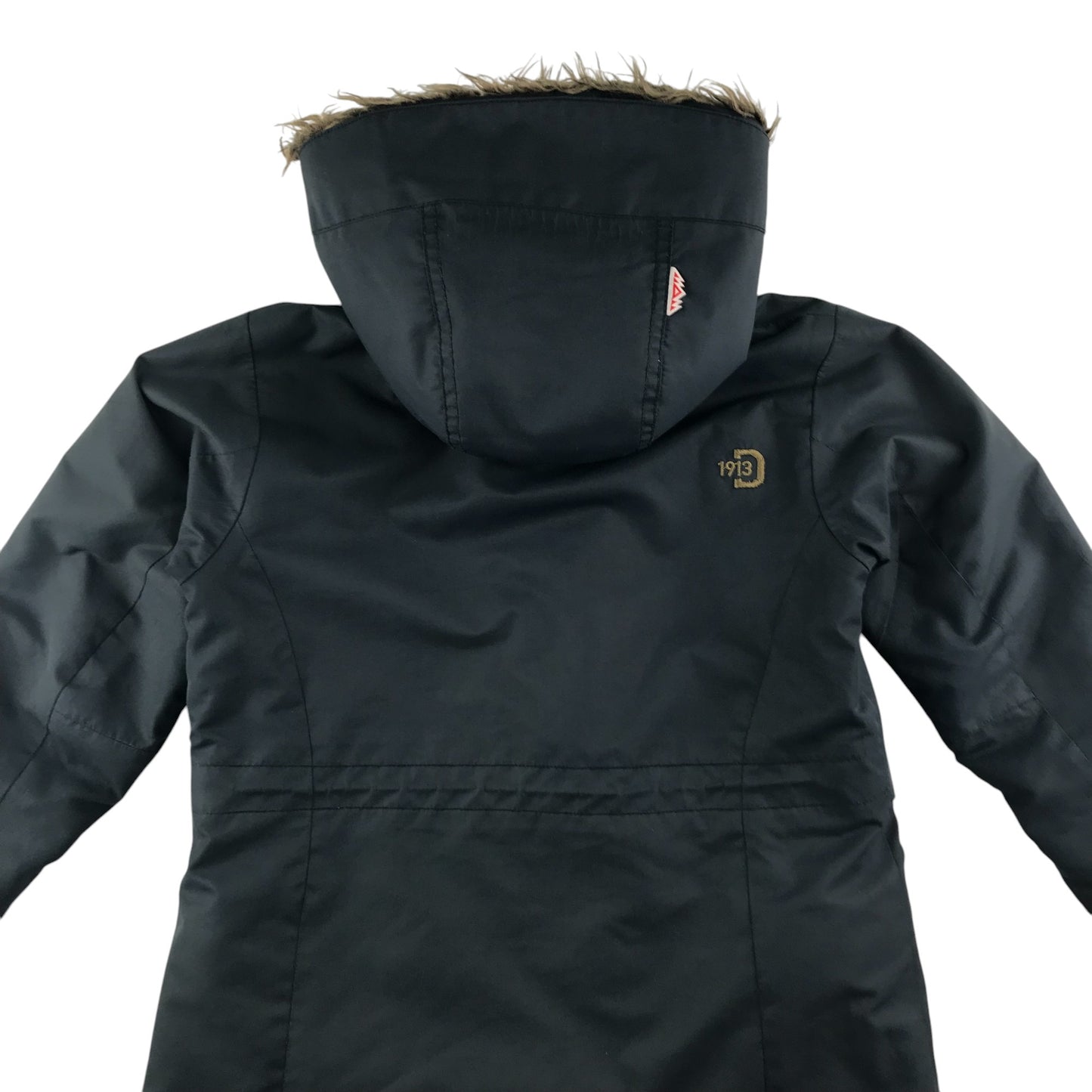Didriksons 1913 Skiing jacket 7-8 years grey warm lining brown interior waterproof