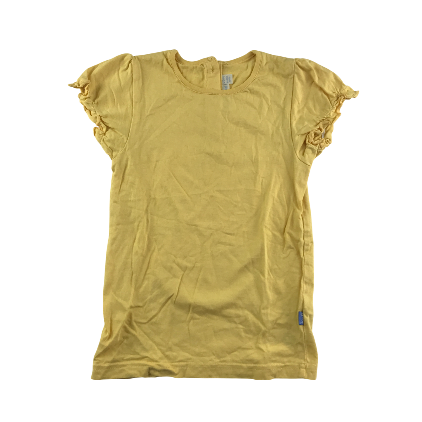 JoJo Maman Bebe Dress 5-6 Years Yellow Cotton