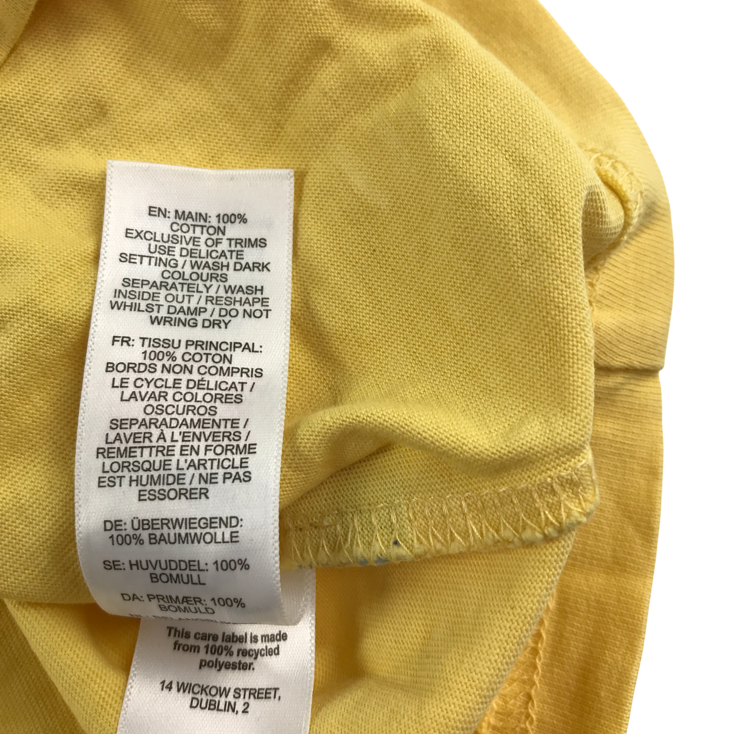 JoJo Maman Bebe Dress 5-6 Years Yellow Cotton